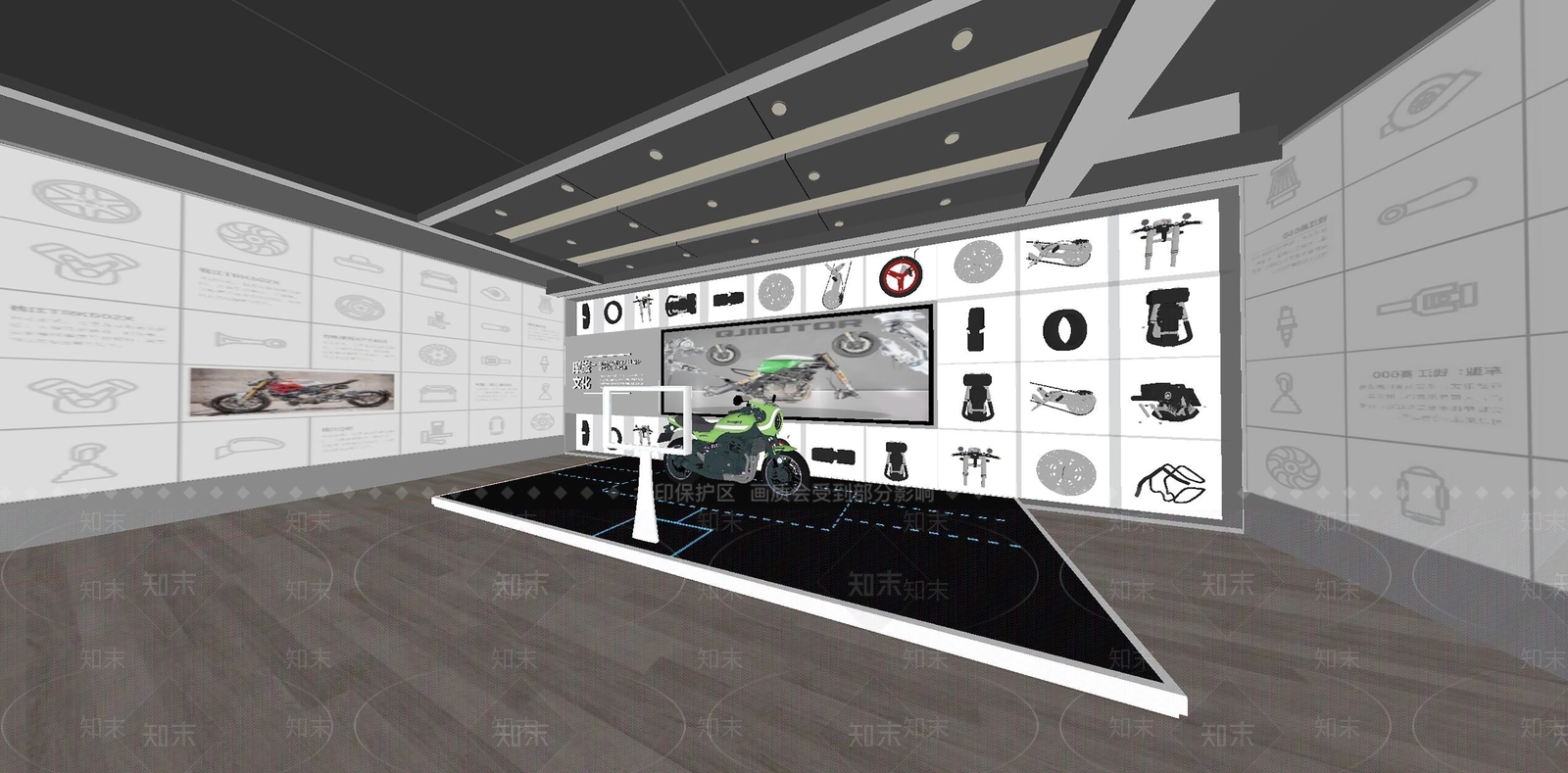 科技展厅SU模型下载【ID:1160068565】