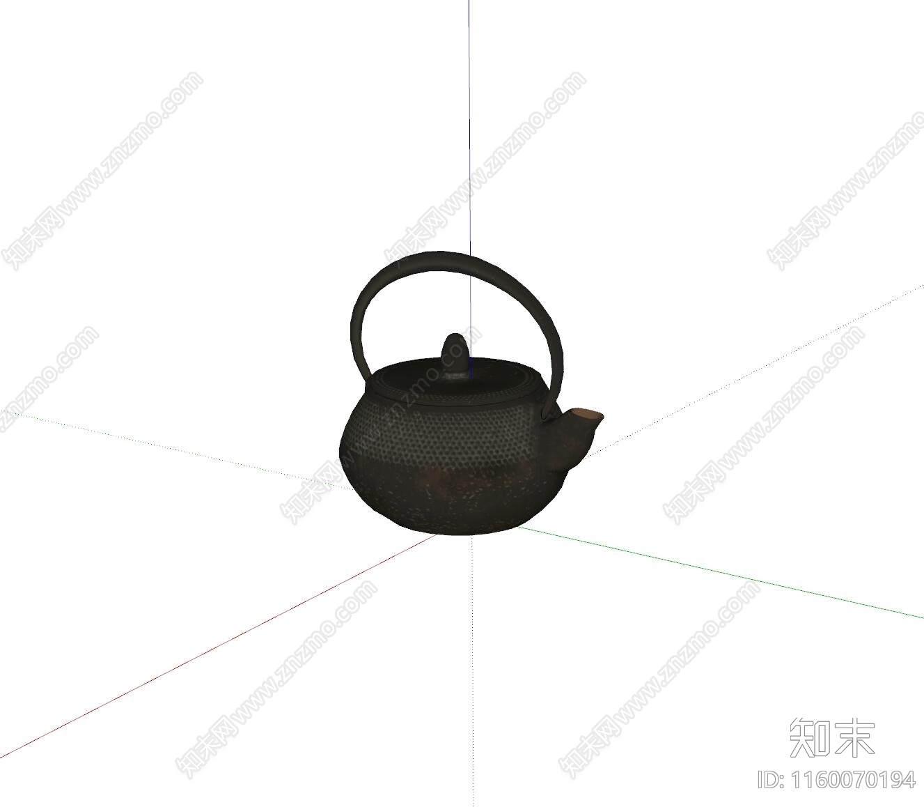 老旧茶壶SU模型下载【ID:1160070194】
