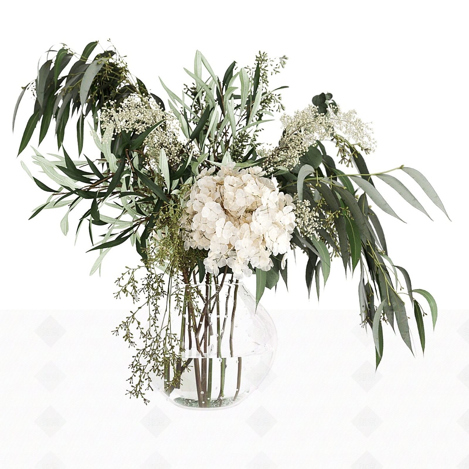 花艺3D模型下载【ID:1160071896】