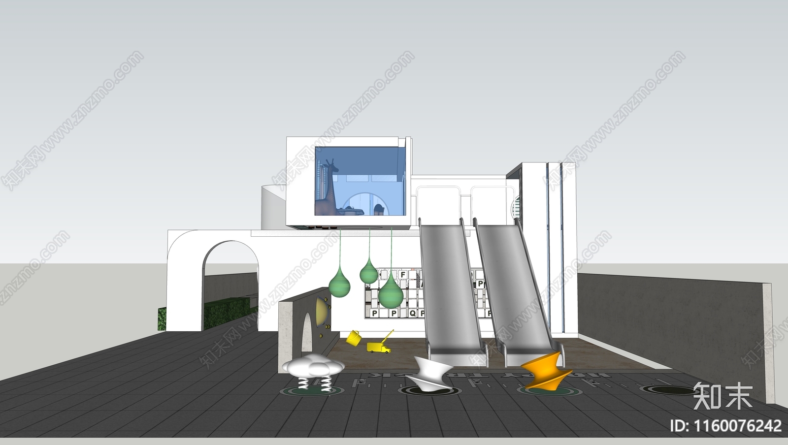 现代儿童活动区SU模型下载【ID:1160076242】