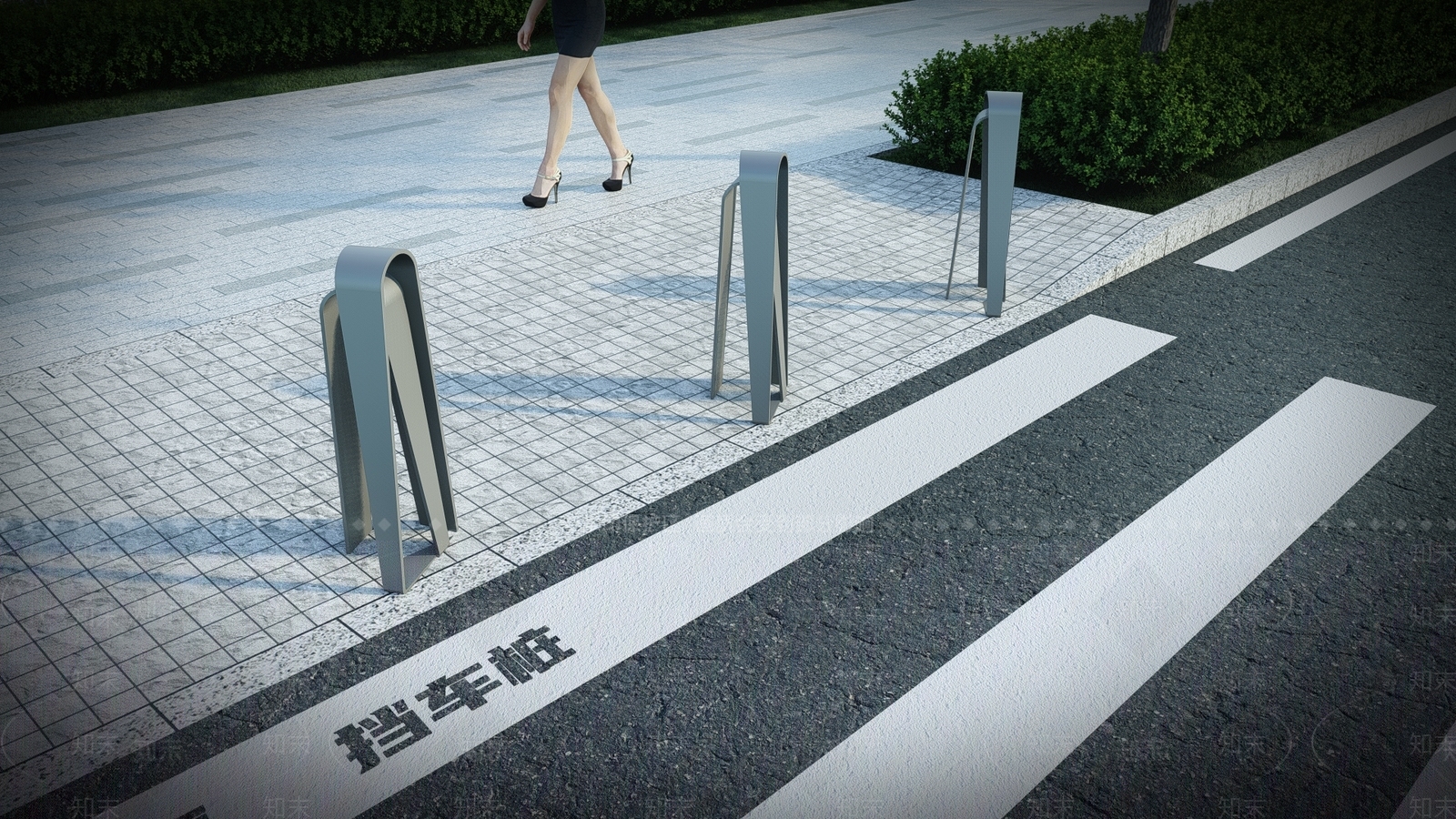 车挡石SU模型下载【ID:1160076306】