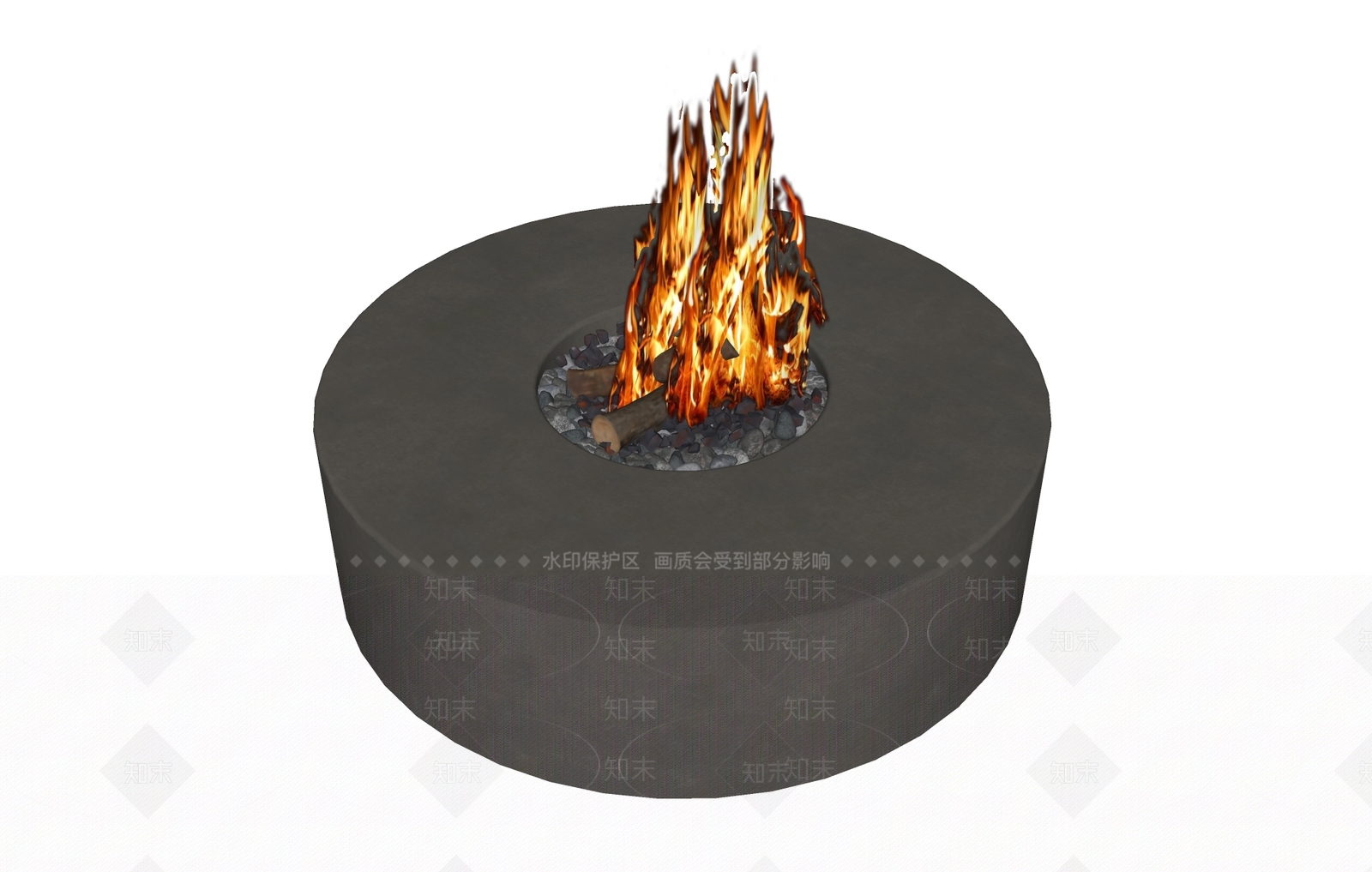 现代壁炉SU模型下载【ID:1160076456】