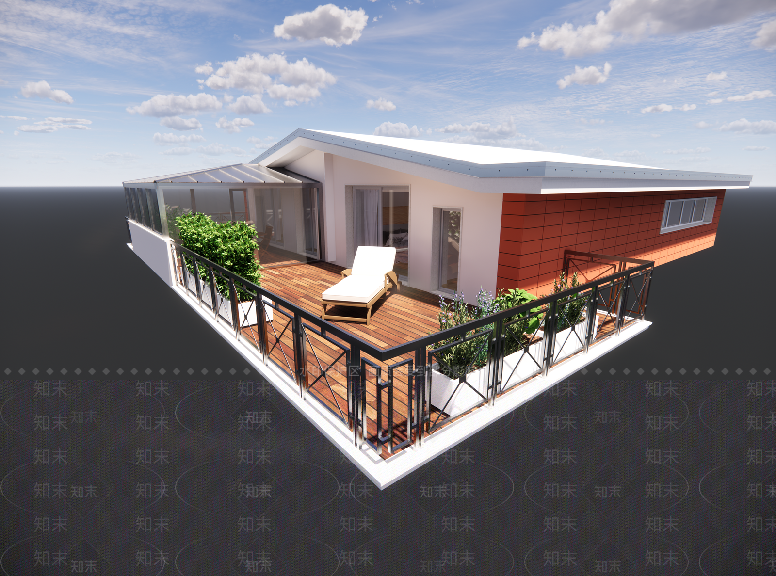 美式别墅外观SU模型下载【ID:1160077425】