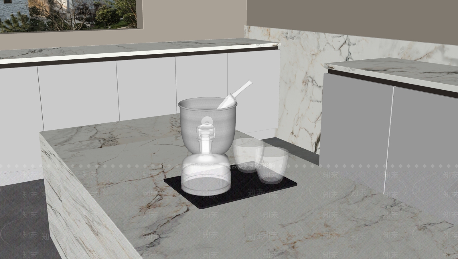 现代酒具SU模型下载【ID:1160091246】