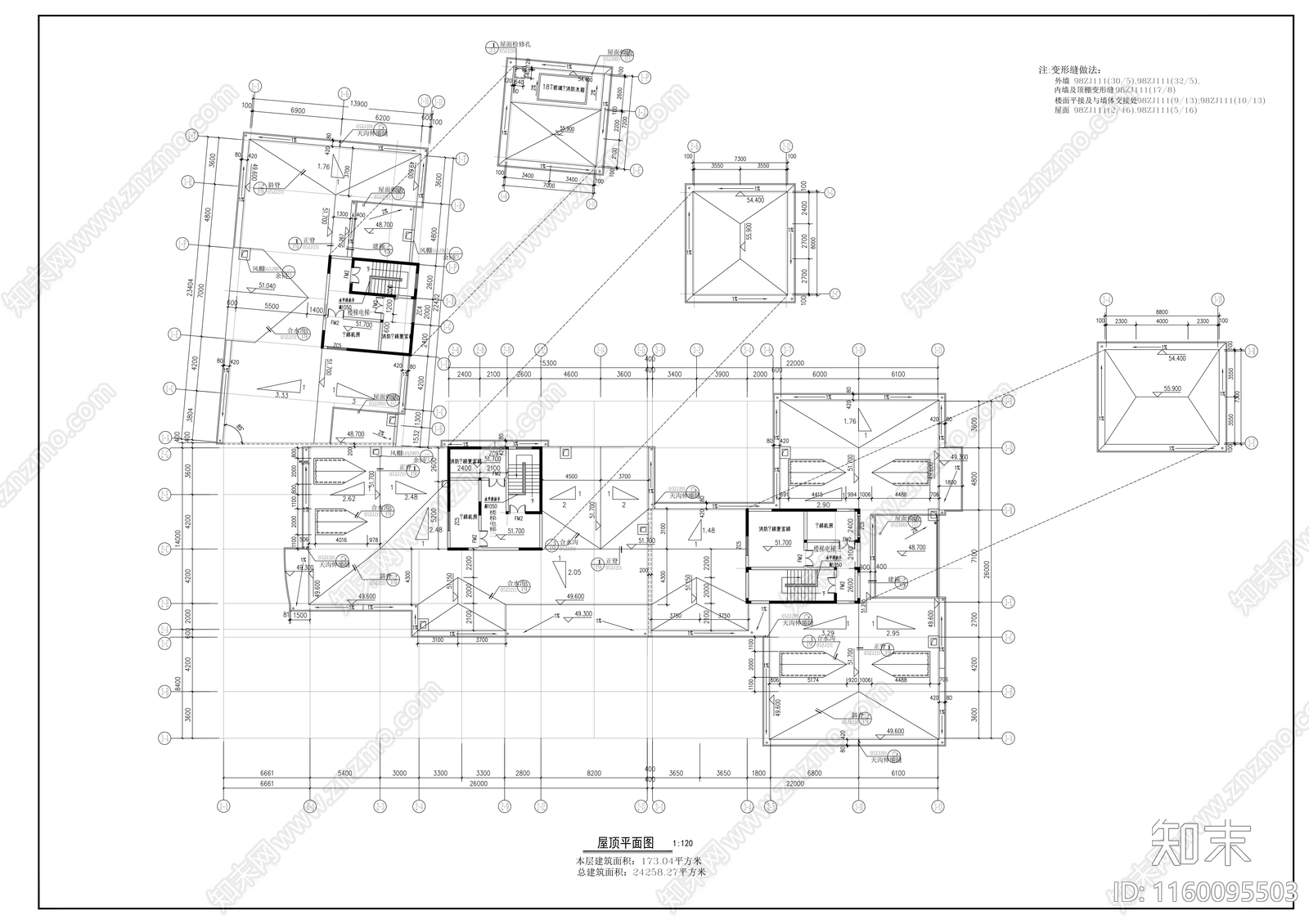 十七层综合楼建cad施工图下载【ID:1160095503】