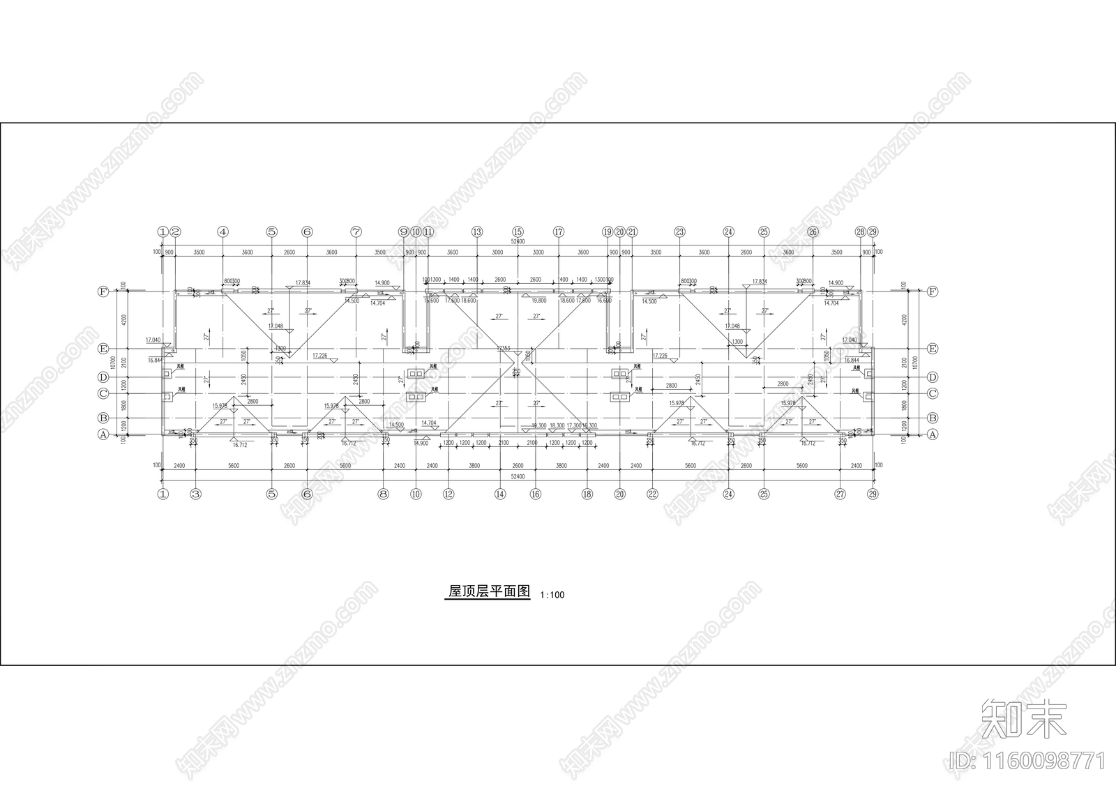 综合楼建cad施工图下载【ID:1160098771】