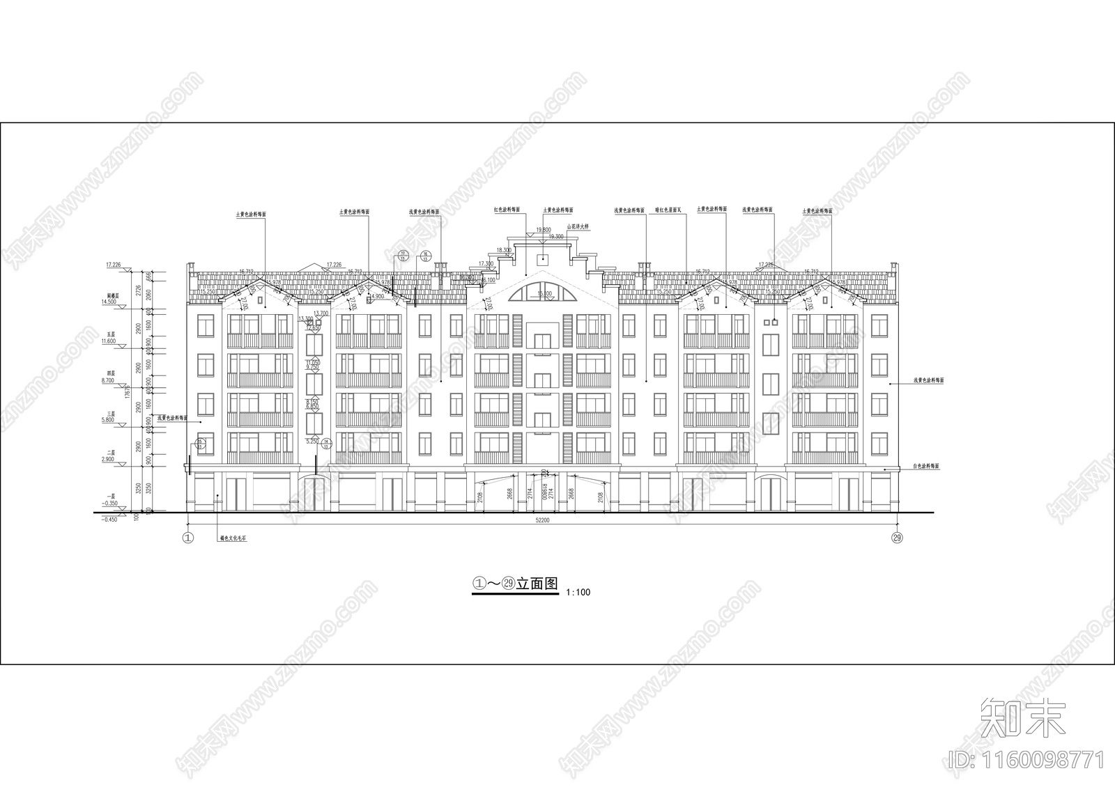 综合楼建cad施工图下载【ID:1160098771】