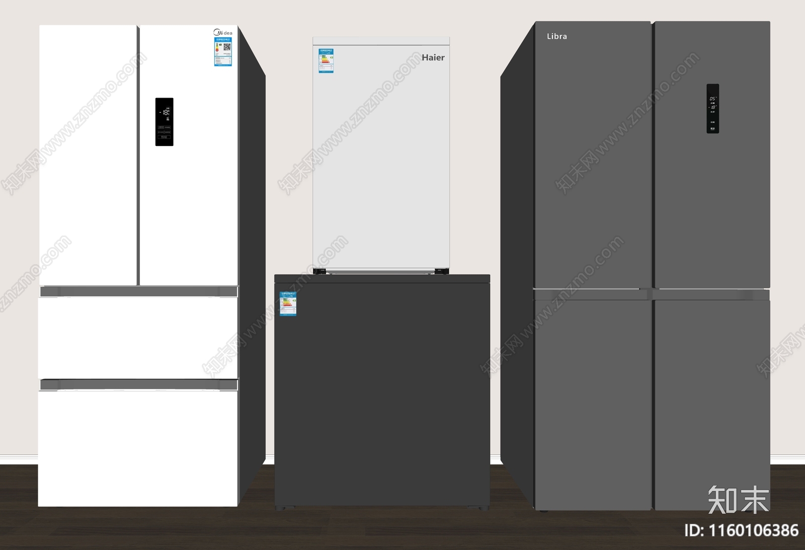 现代冰箱SU模型下载【ID:1160106386】