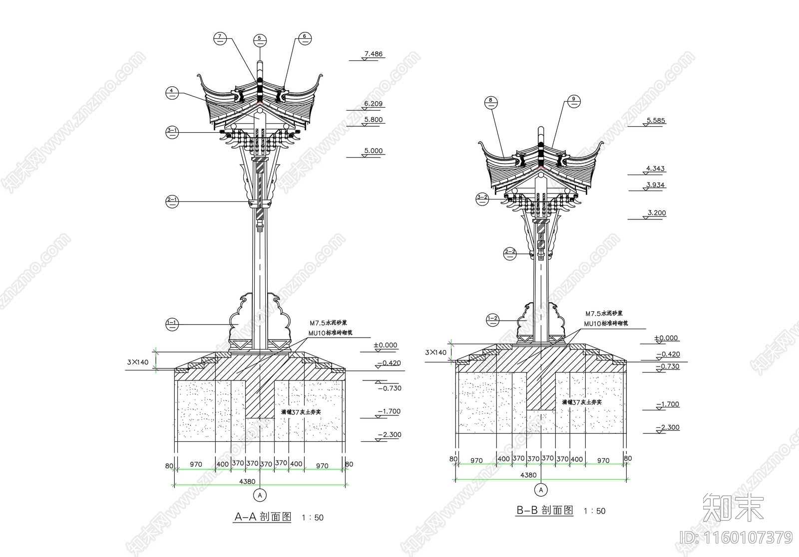 古建cad施工图下载【ID:1160107379】