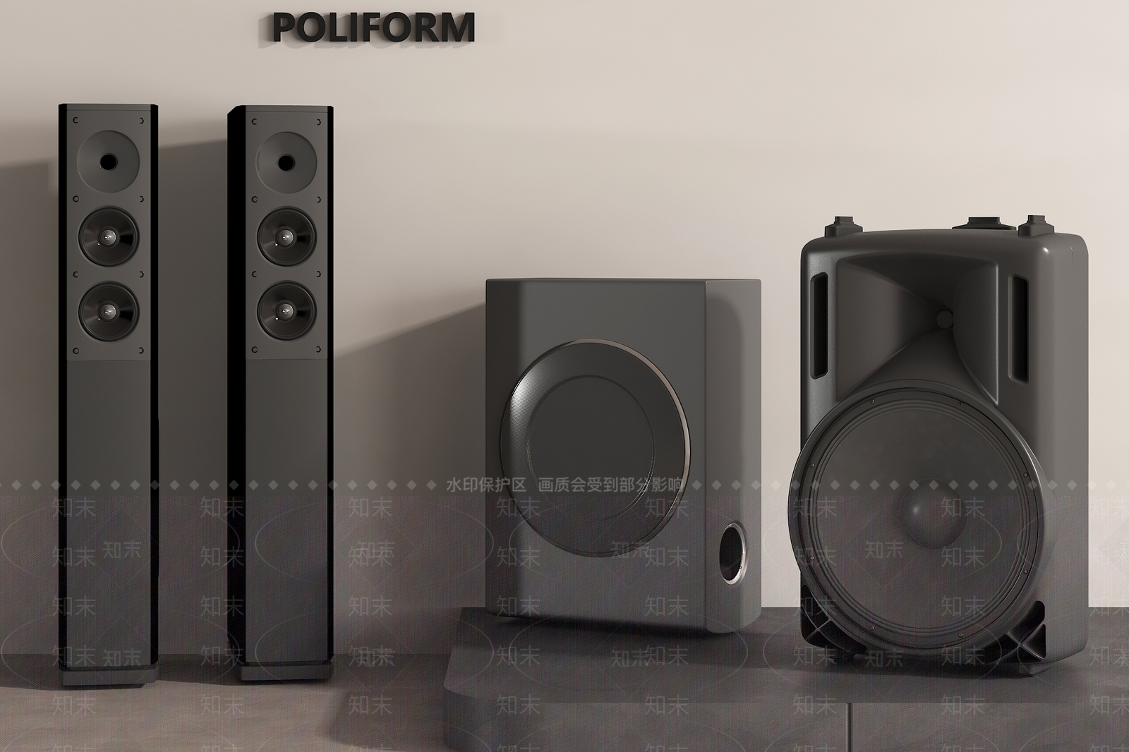 音响SU模型下载【ID:1160114130】