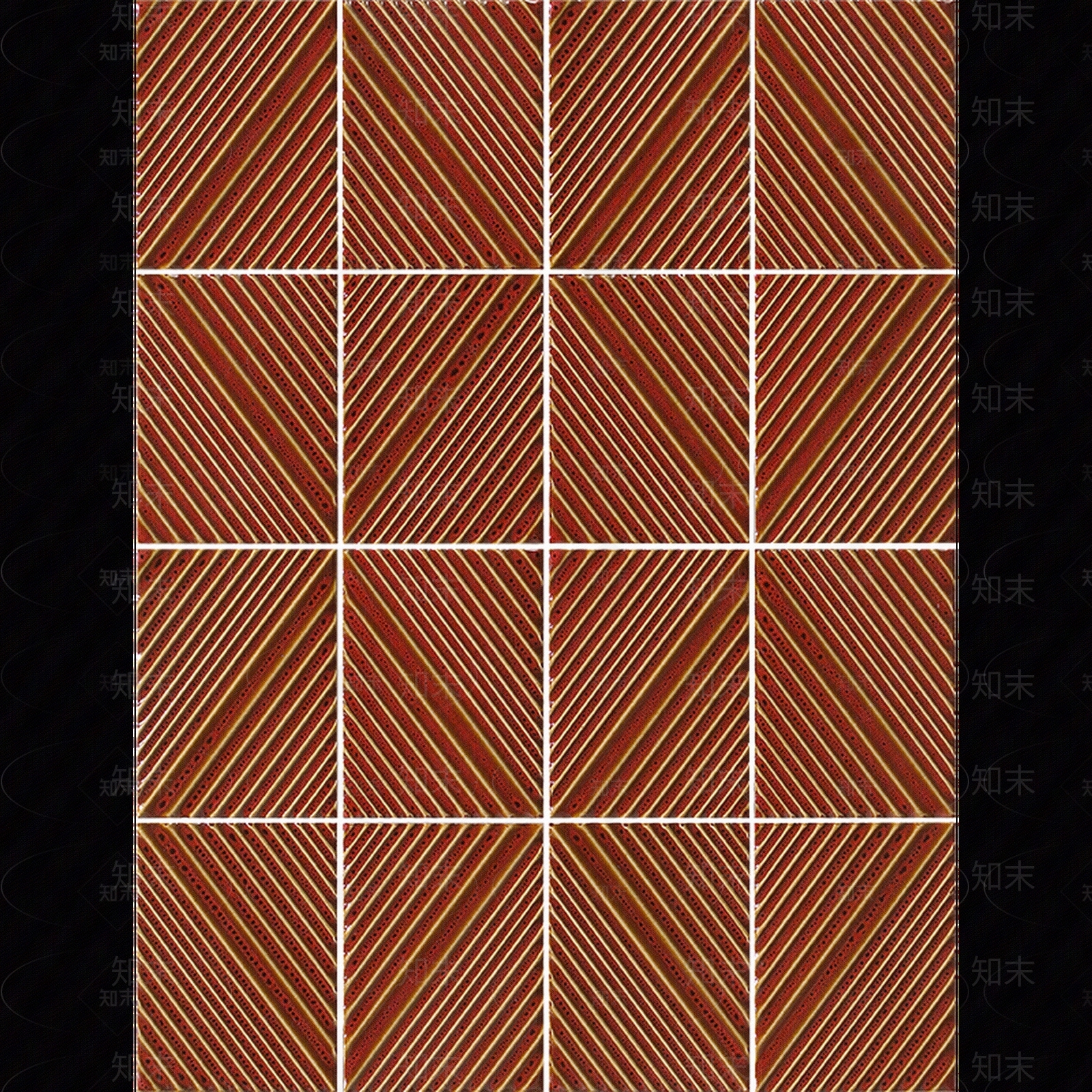 红棕色菱形艺术砖贴图下载【ID:1160119339】