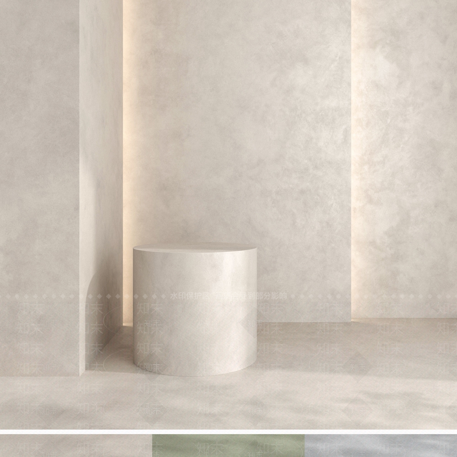 现代石膏墙面3D模型下载【ID:1160126786】