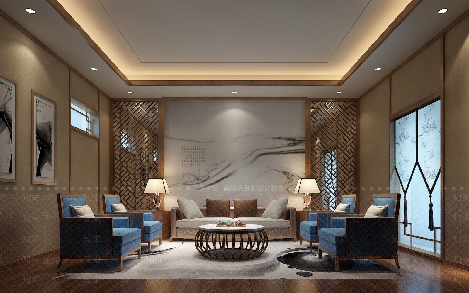 美容院休息区3D模型下载【ID:1160127764】