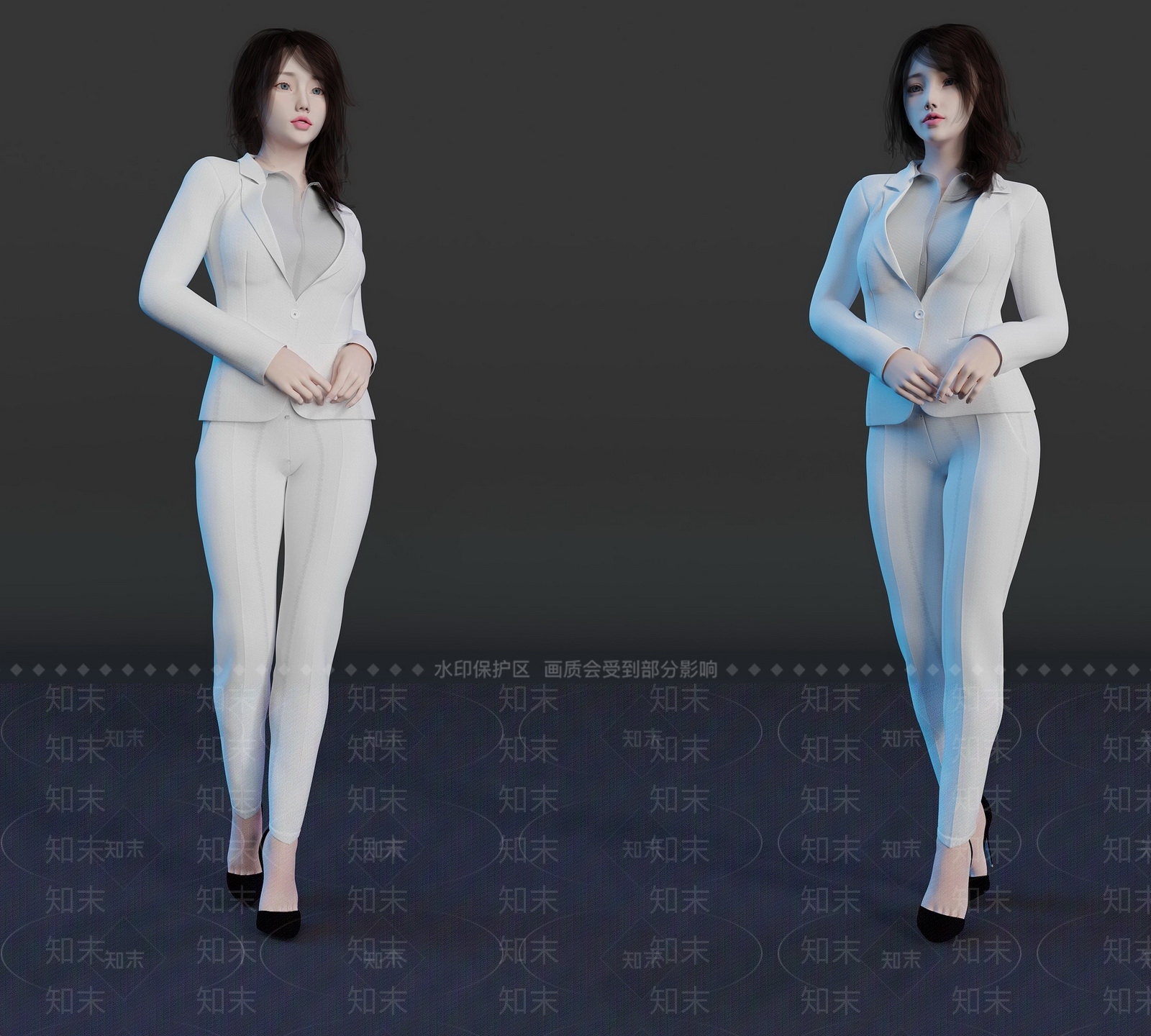女人3D模型下载【ID:1160130953】