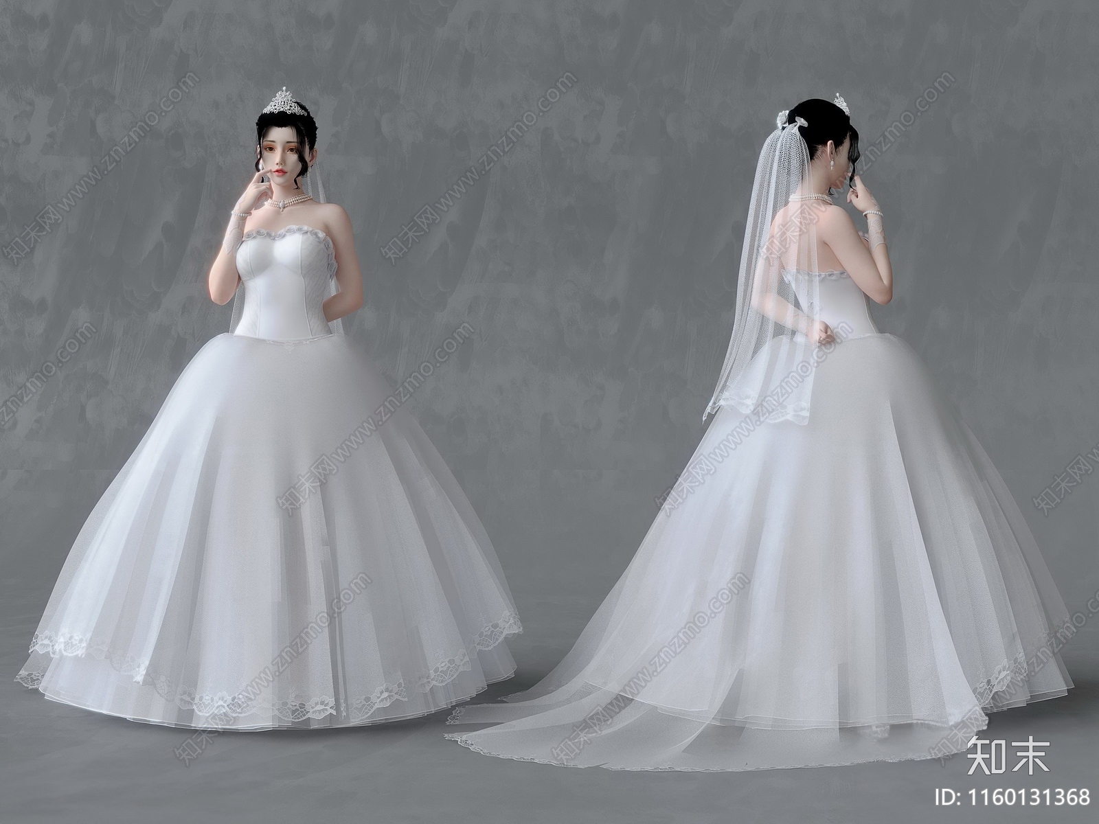 女人3D模型下载【ID:1160131368】