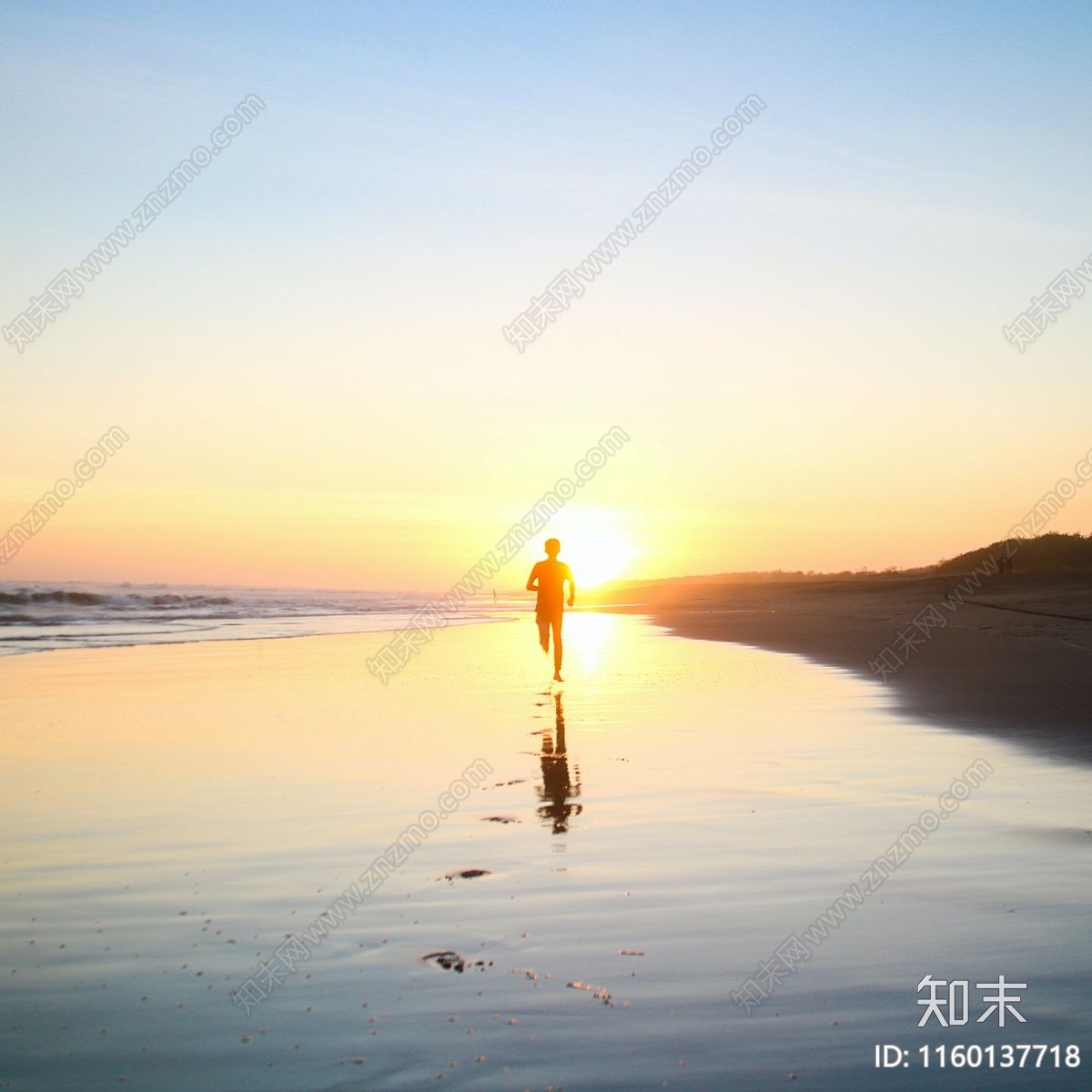 浪漫唯美夕阳天空贴图下载【ID:1160137718】