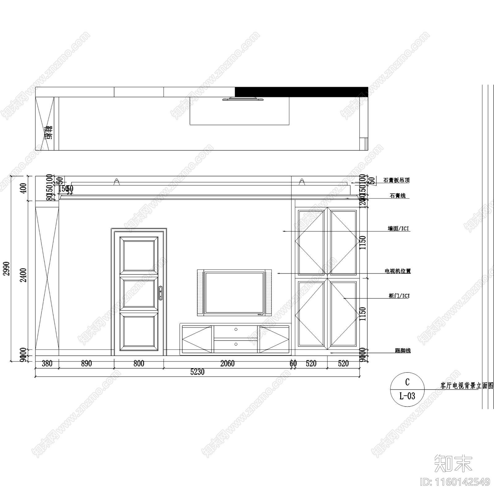 美式简约中南世纪城26cad施工图下载【ID:1160142549】