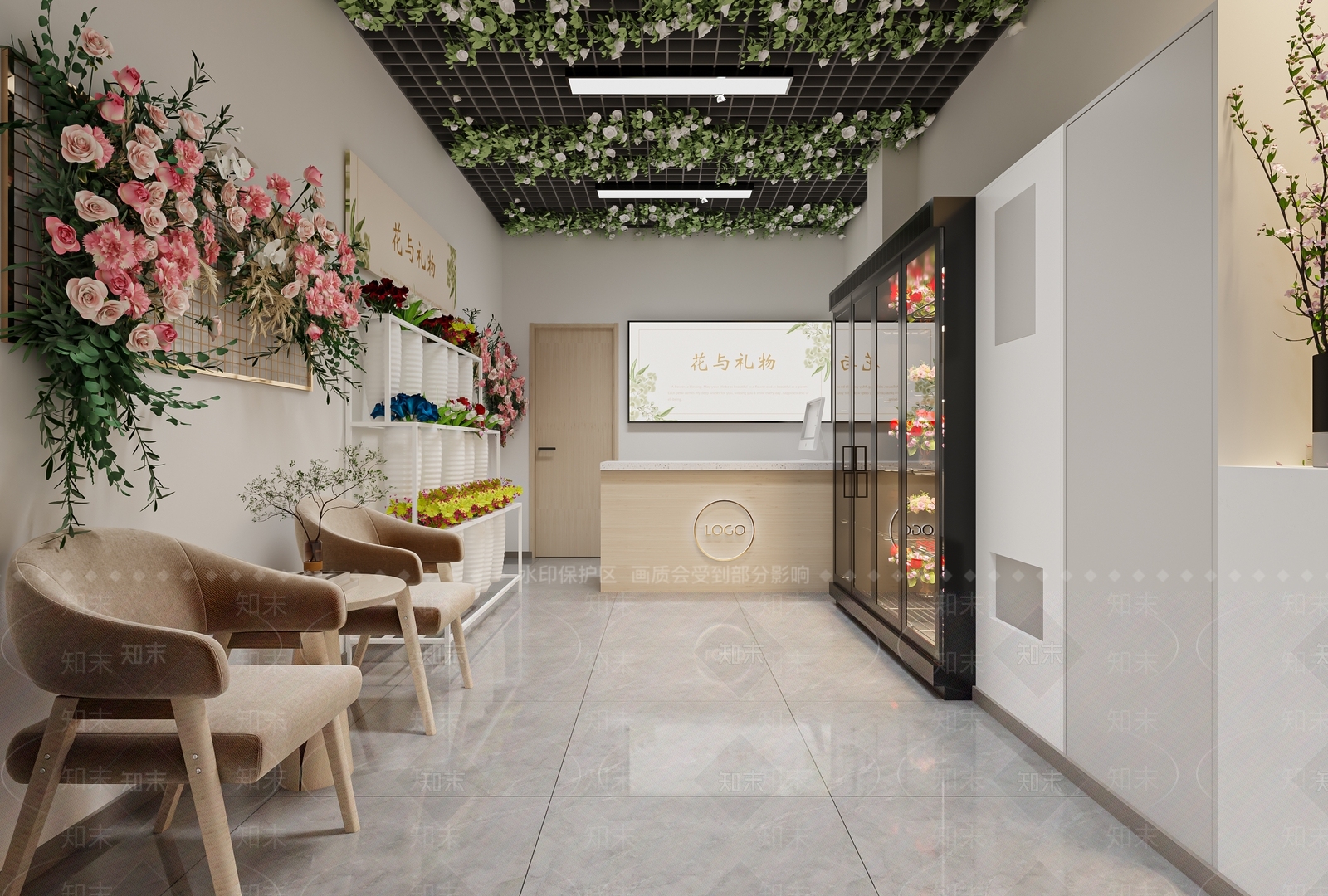 花店3D模型下载【ID:1160226153】