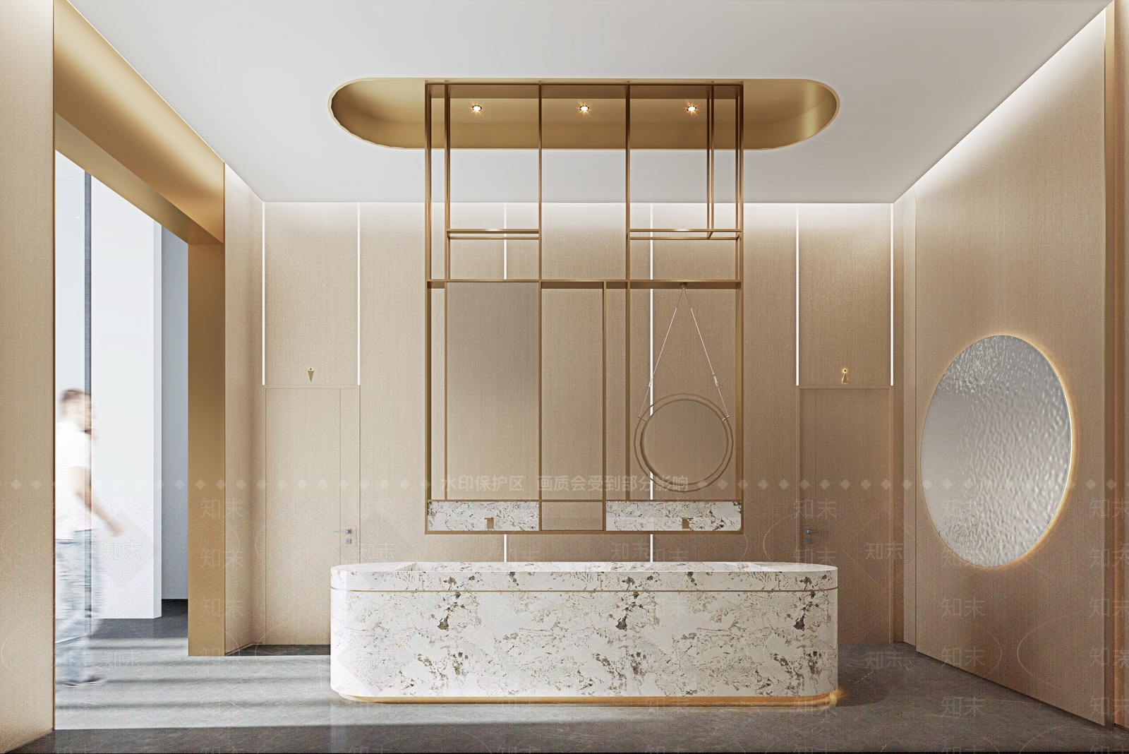 卫生间洗手台3D模型下载【ID:1160146743】