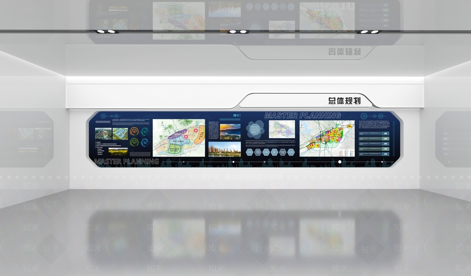 现代科技展厅SU模型下载【ID:1160152693】