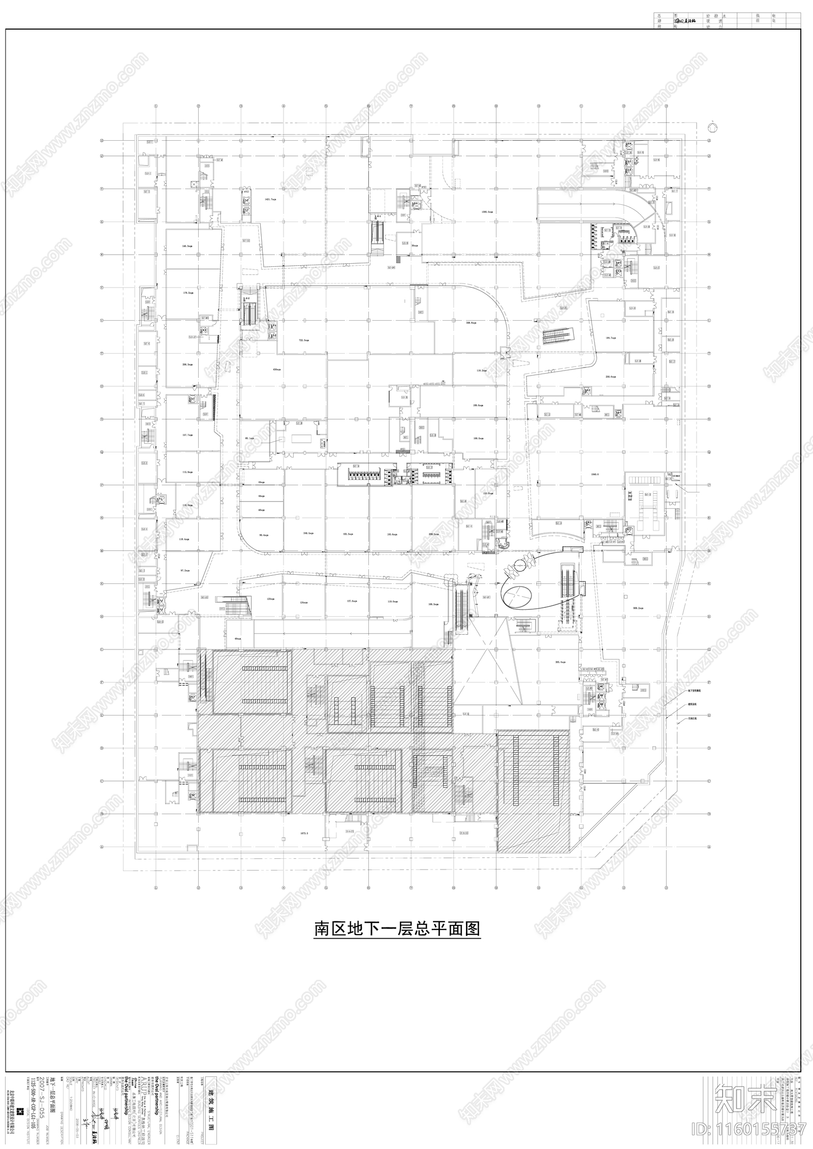 三里屯太古里平面图cad施工图下载【ID:1160155737】