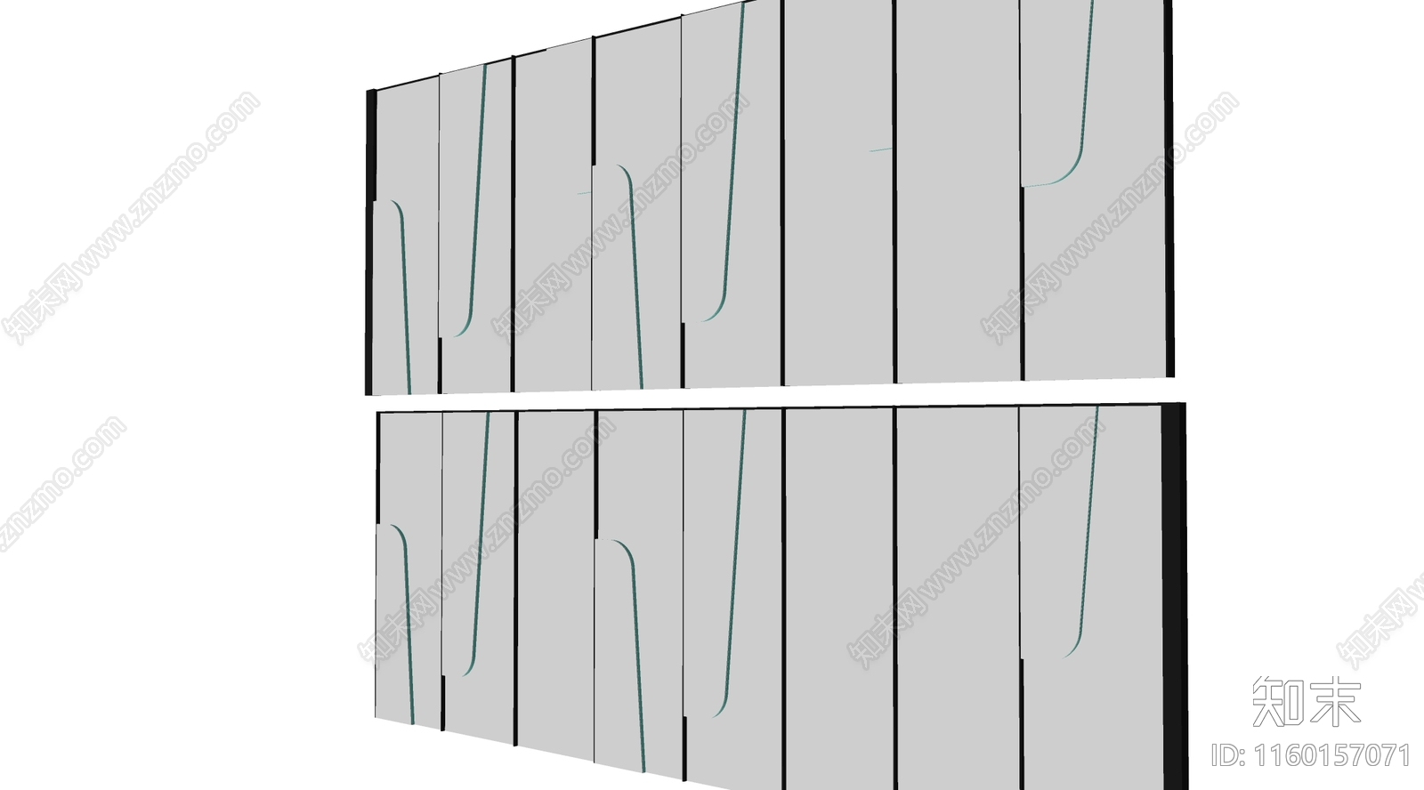 现代形象墙SU模型下载【ID:1160157071】