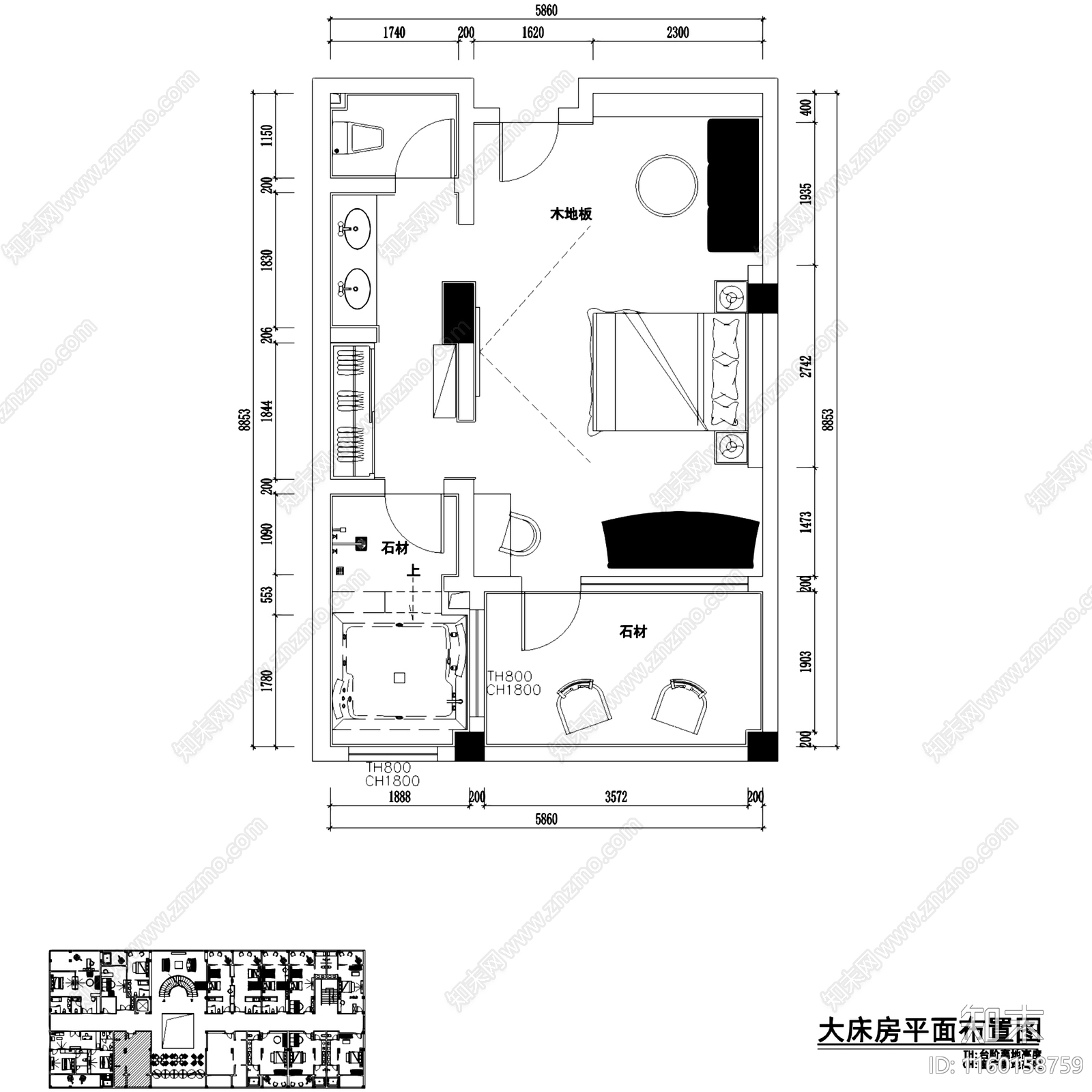 新中式腾冲腾贤苑31栋精品酒店室内工装cad施工图下载【ID:1160158759】