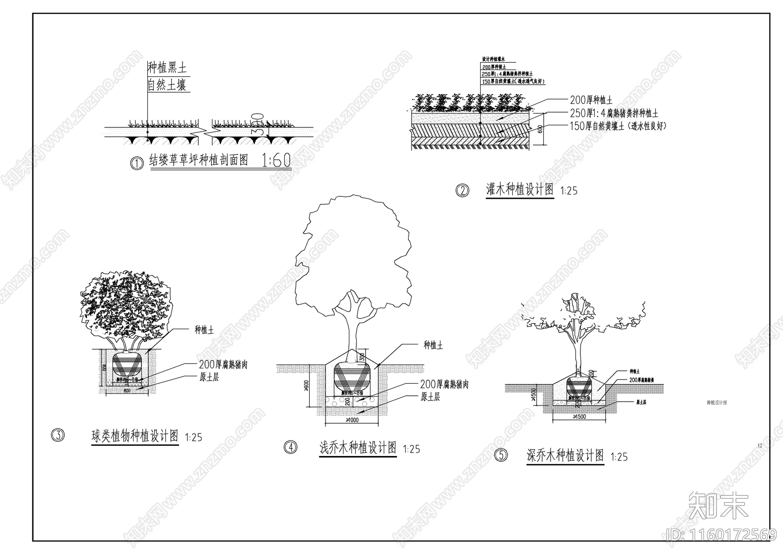 幼儿园室外附属大样cad施工图下载【ID:1160172569】