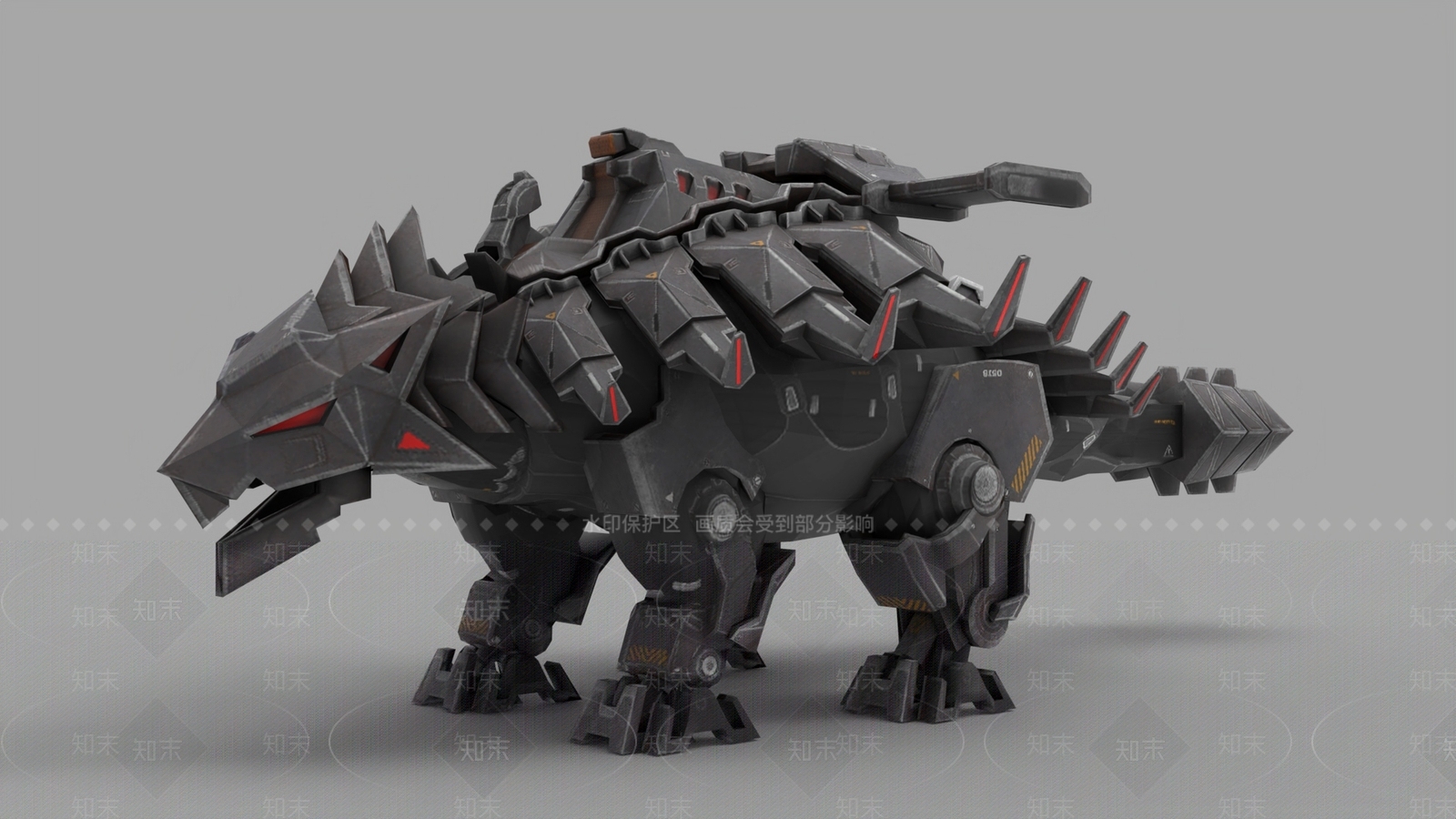 爬行类动物3D模型下载【ID:1160173268】