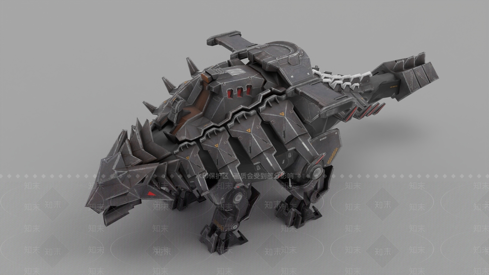 爬行类动物3D模型下载【ID:1160173268】