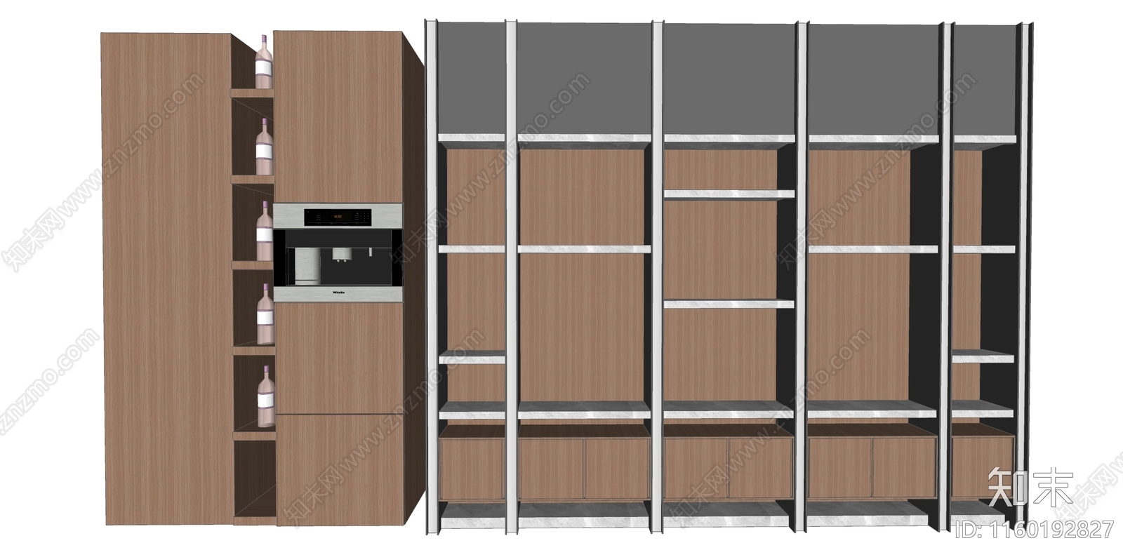 酒柜SU模型下载【ID:1160192827】