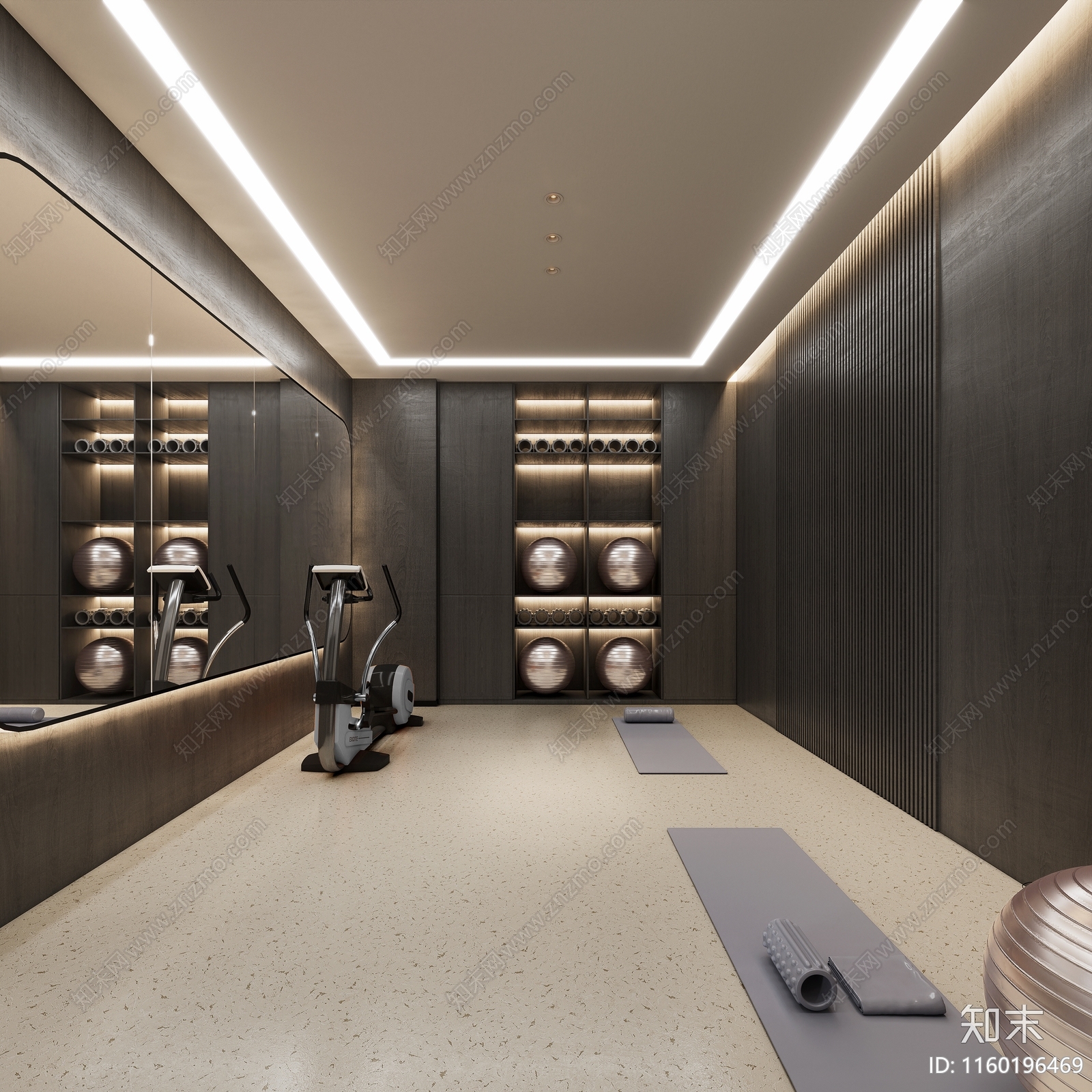 健身房3D模型下载【ID:1160196469】