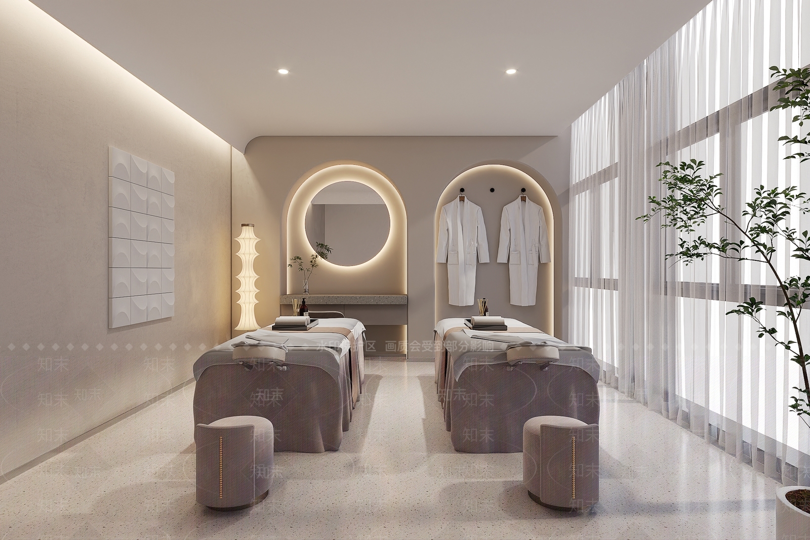 现代美容spa3D模型下载【ID:1160197557】