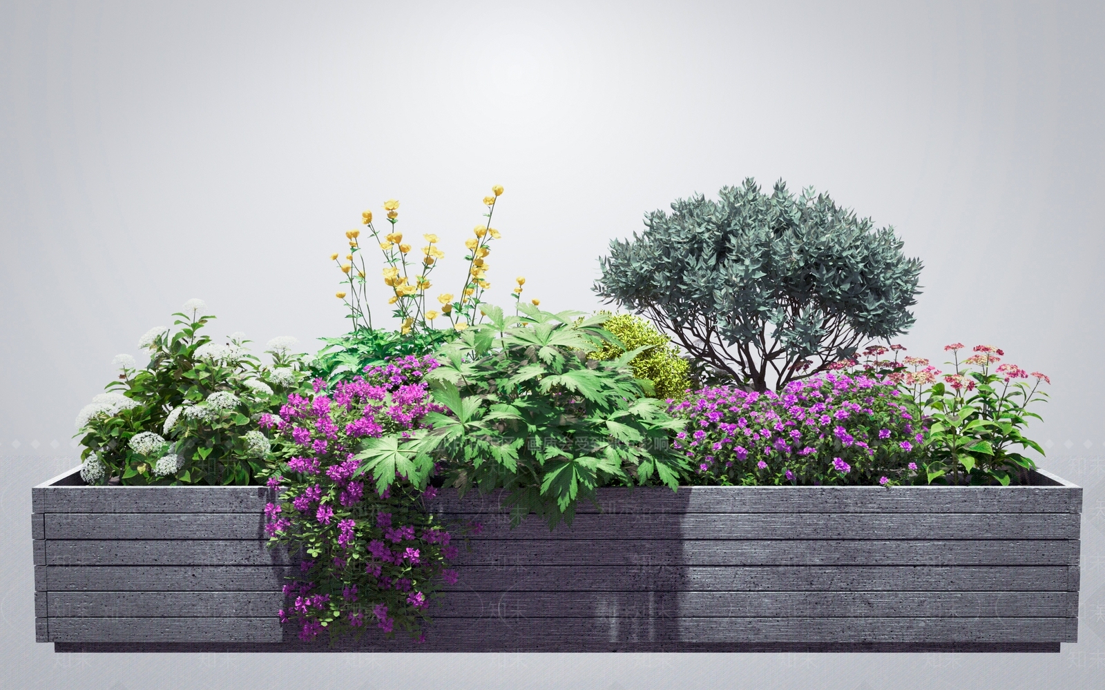 木制精品花箱SU模型下载【ID:1160207062】