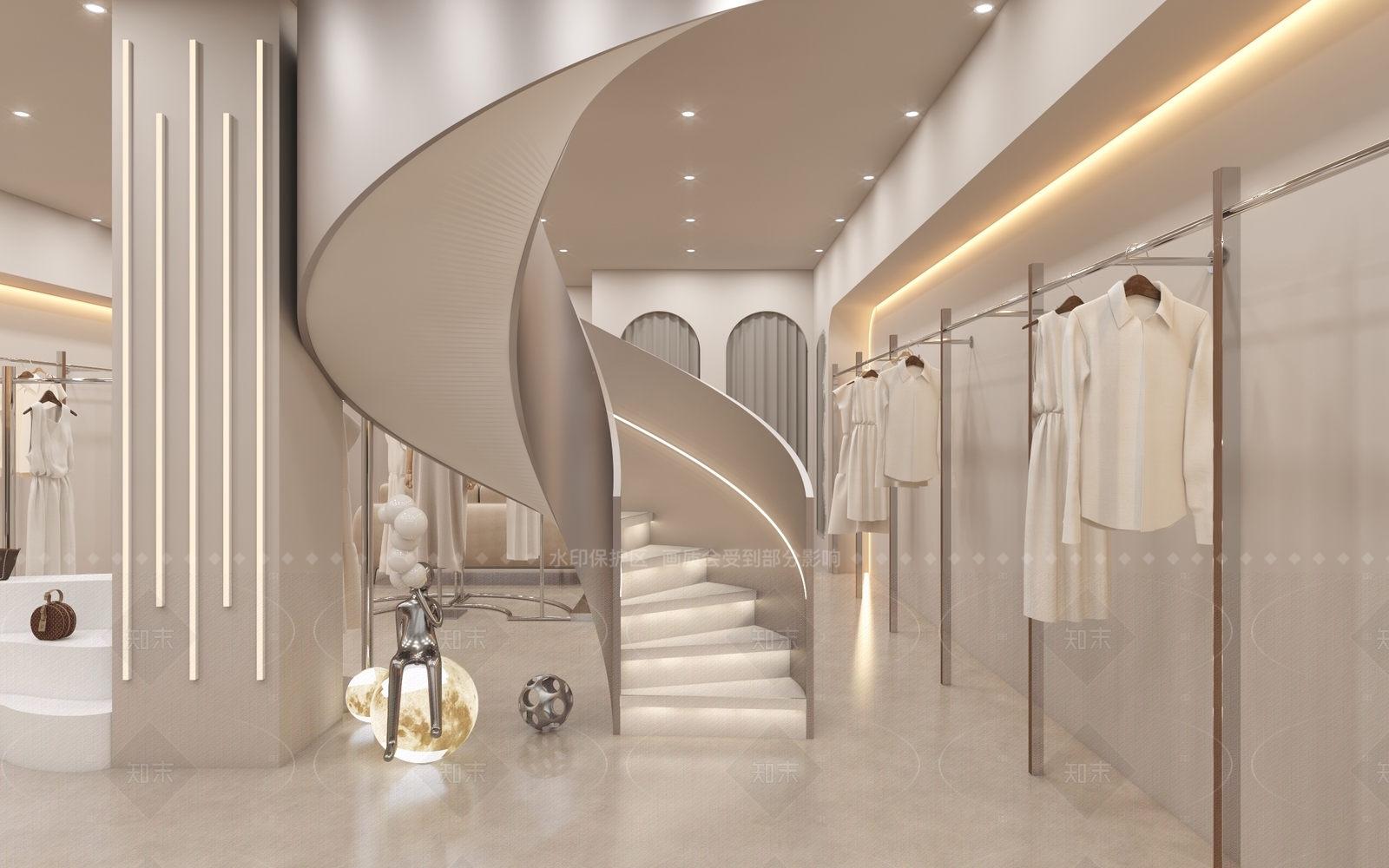 现代服装店3D模型下载【ID:1160211512】