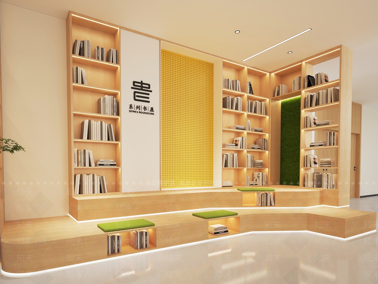 读书区3D模型下载【ID:1160212593】