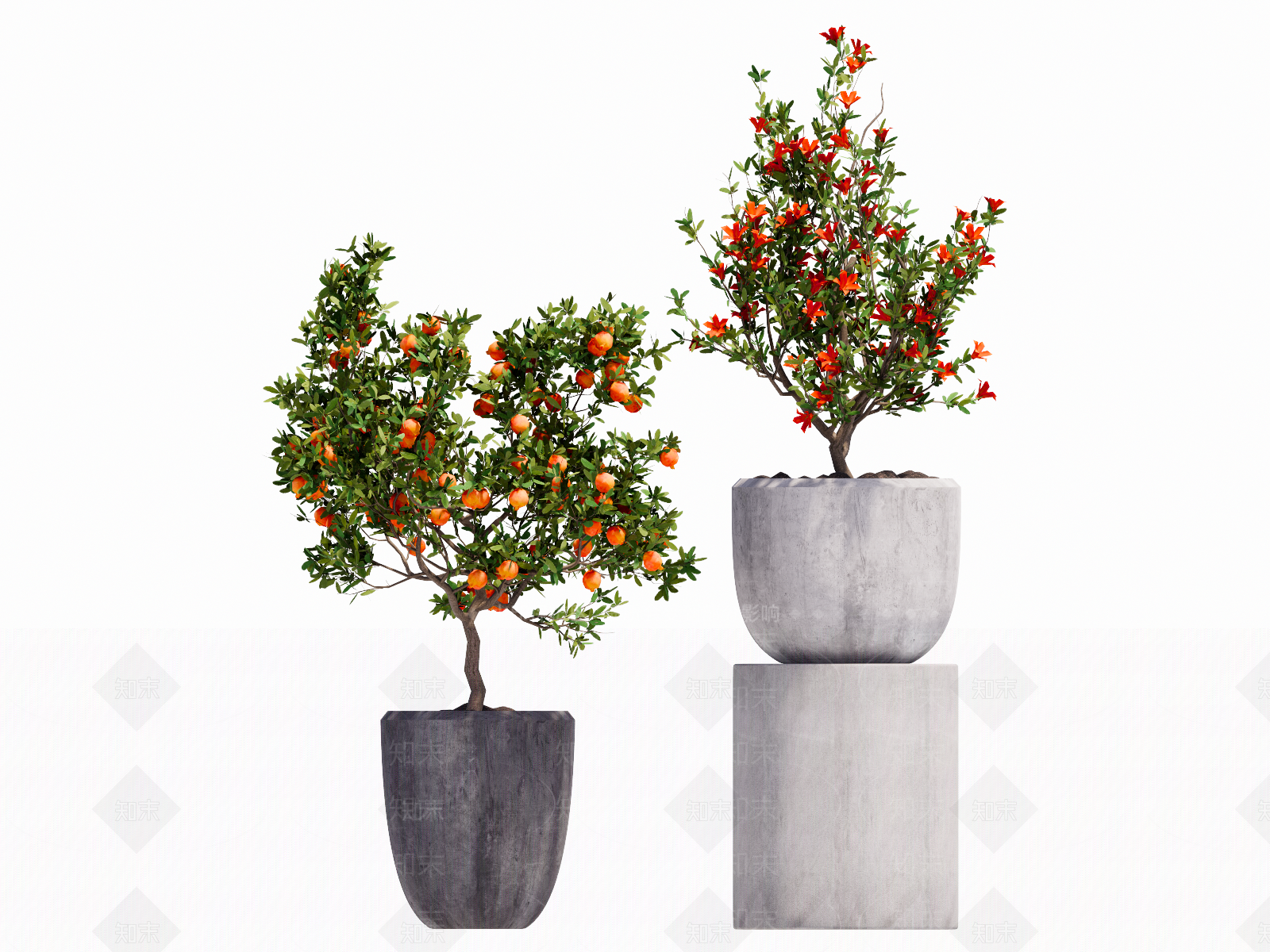 绿植盆栽SU模型下载【ID:1160212924】