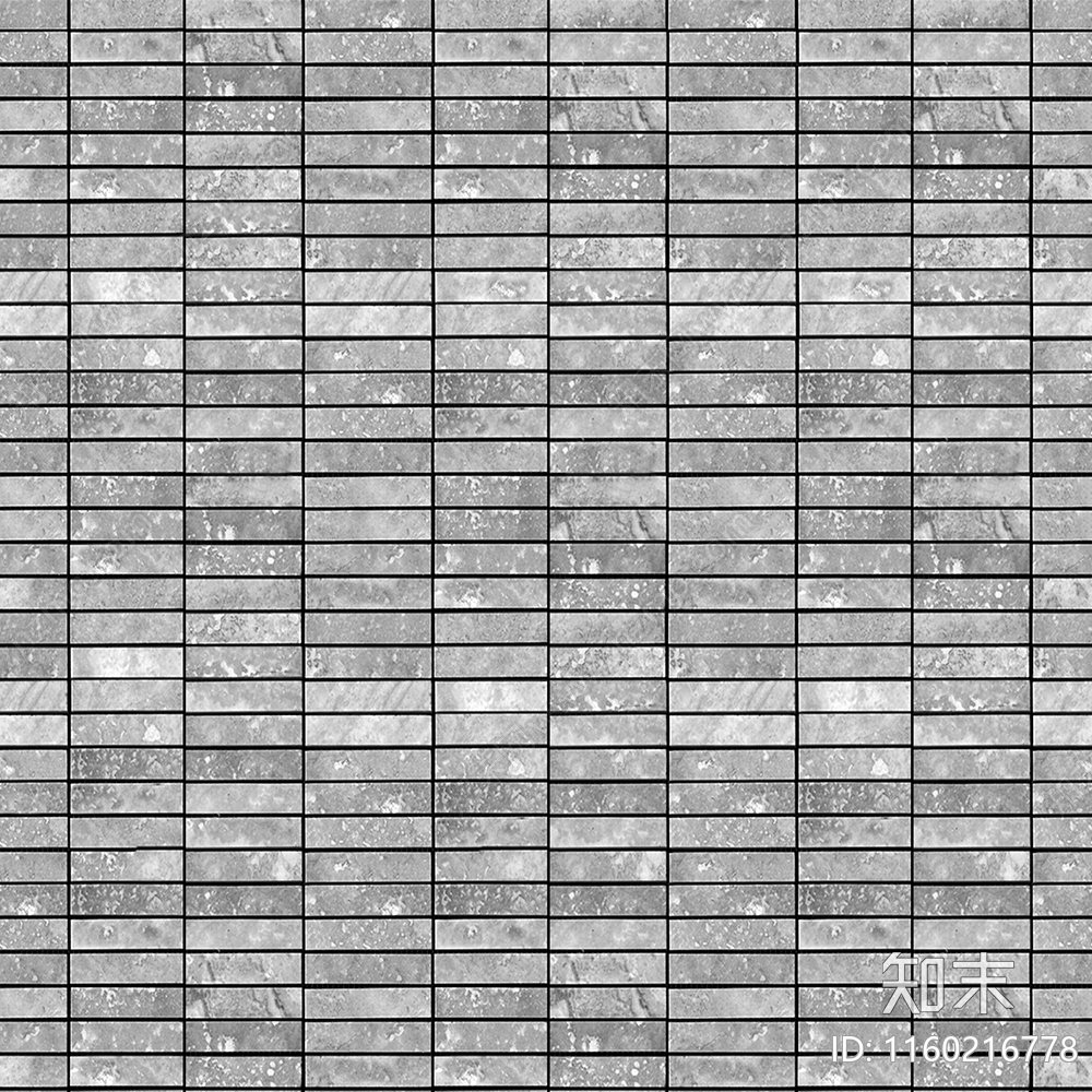 无缝马赛克瓷砖石材条形拼花地砖墙砖瓷砖贴图下载【ID:1160216778】
