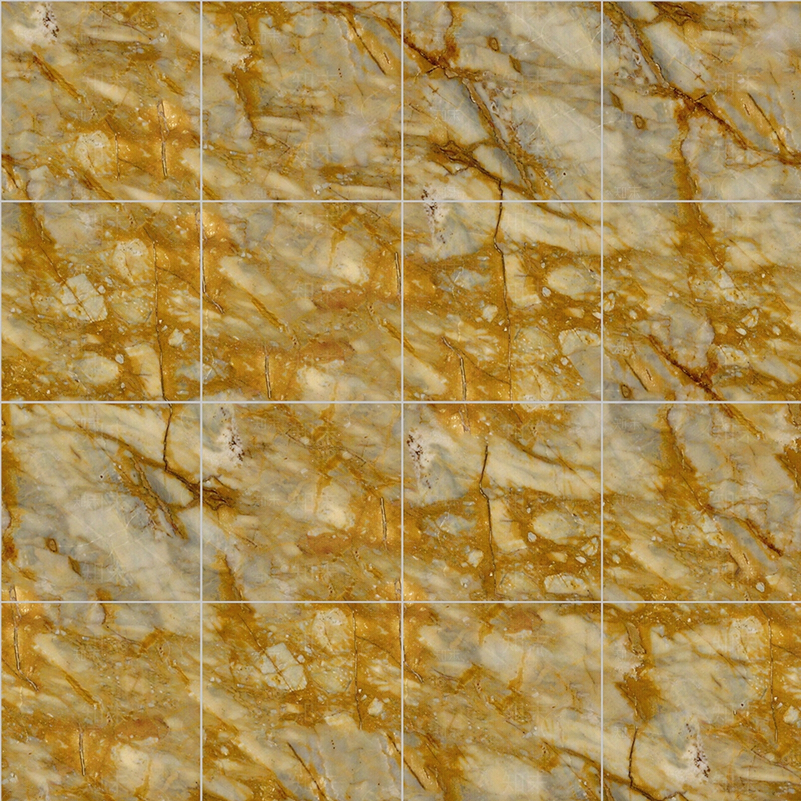 无缝现代黄色大理石拼花图案瓷砖地砖墙砖贴图下载【ID:1160218279】