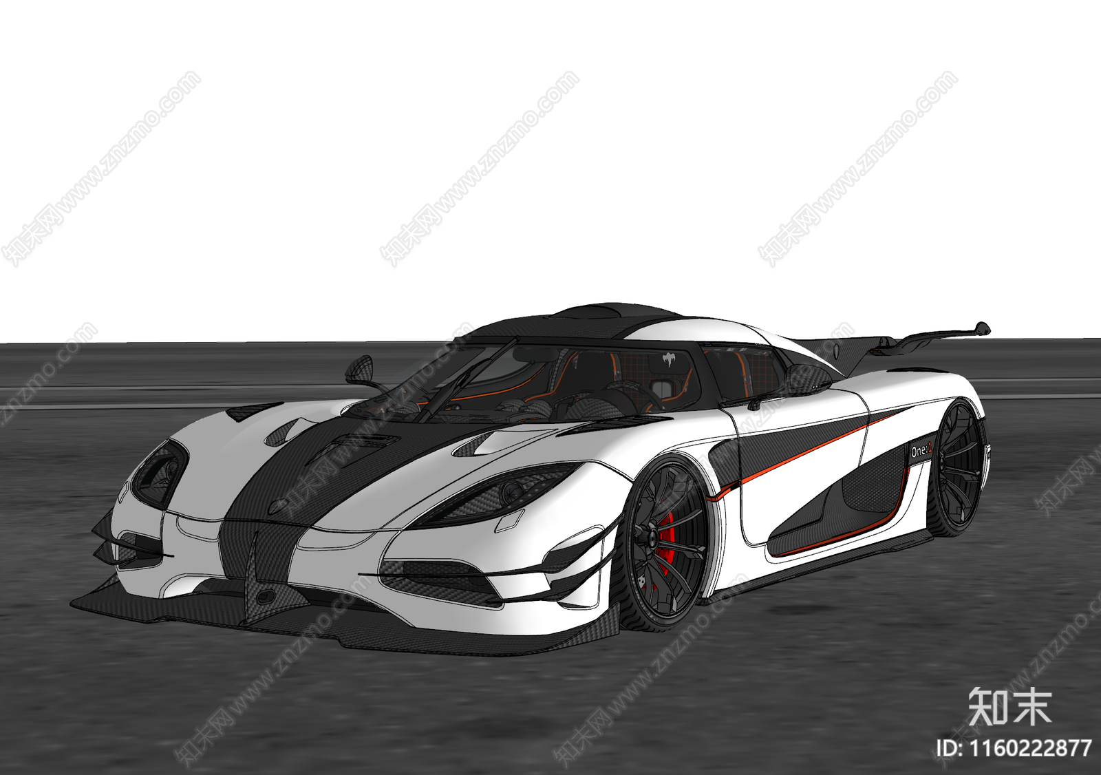 超跑科尼塞克KoenigseggSU模型下载【ID:1160222877】