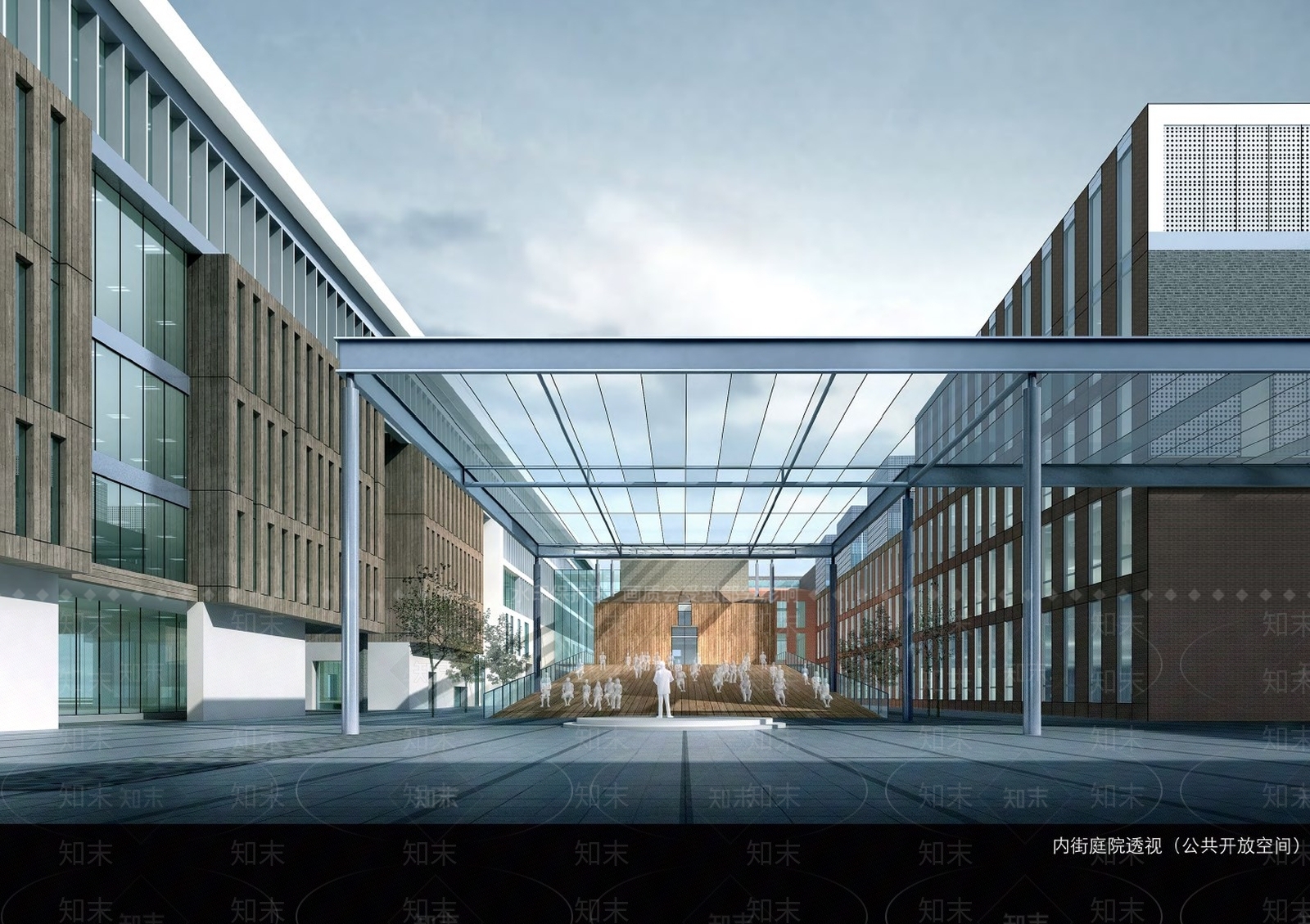 学校建筑SU模型精品下载_SketchUp模型_知末网