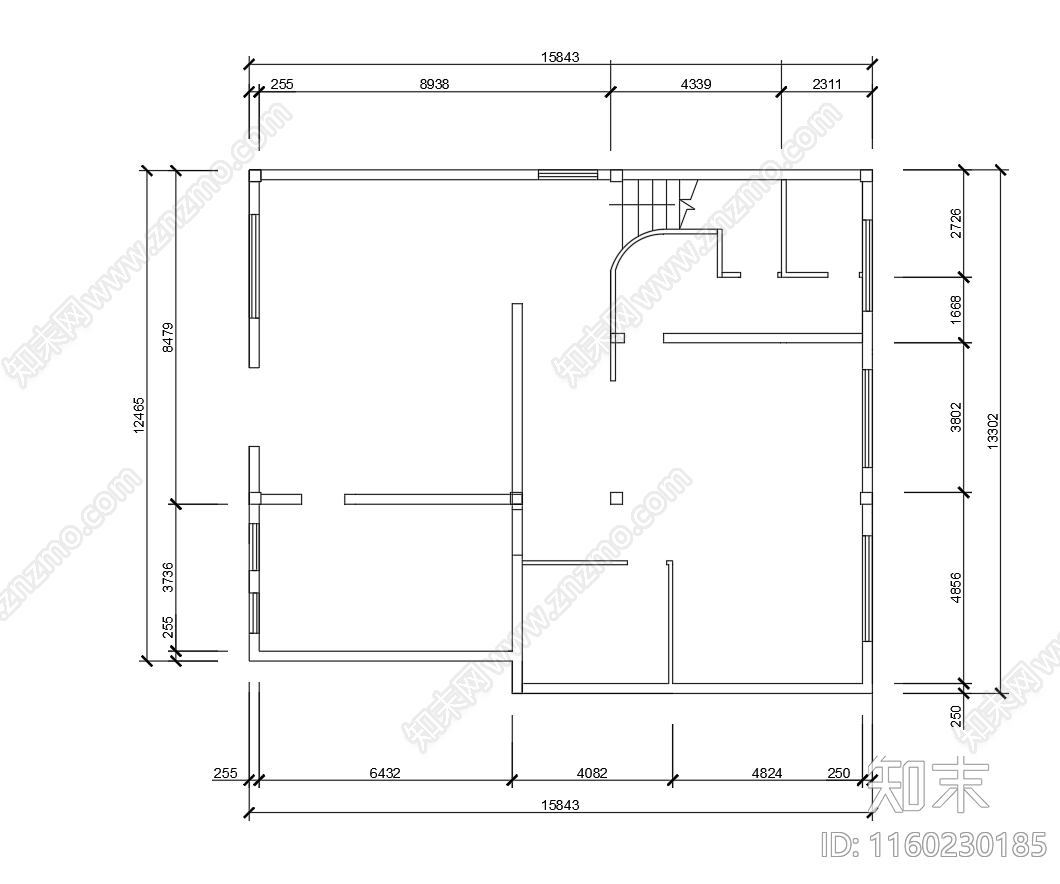 897cad施工图下载【ID:1160230185】