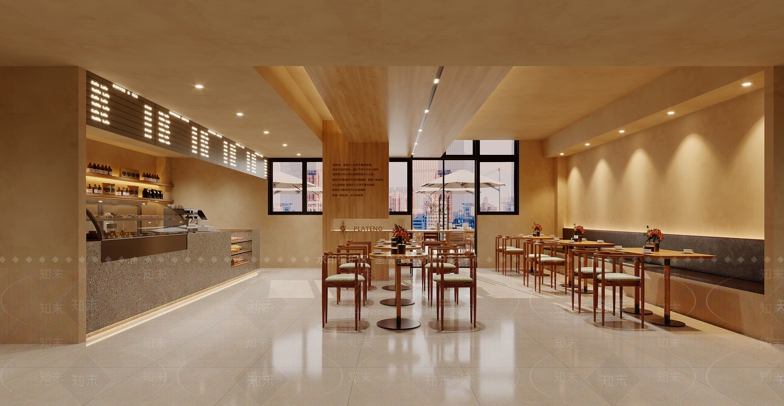 现代咖啡店3D模型下载【ID:1160236488】