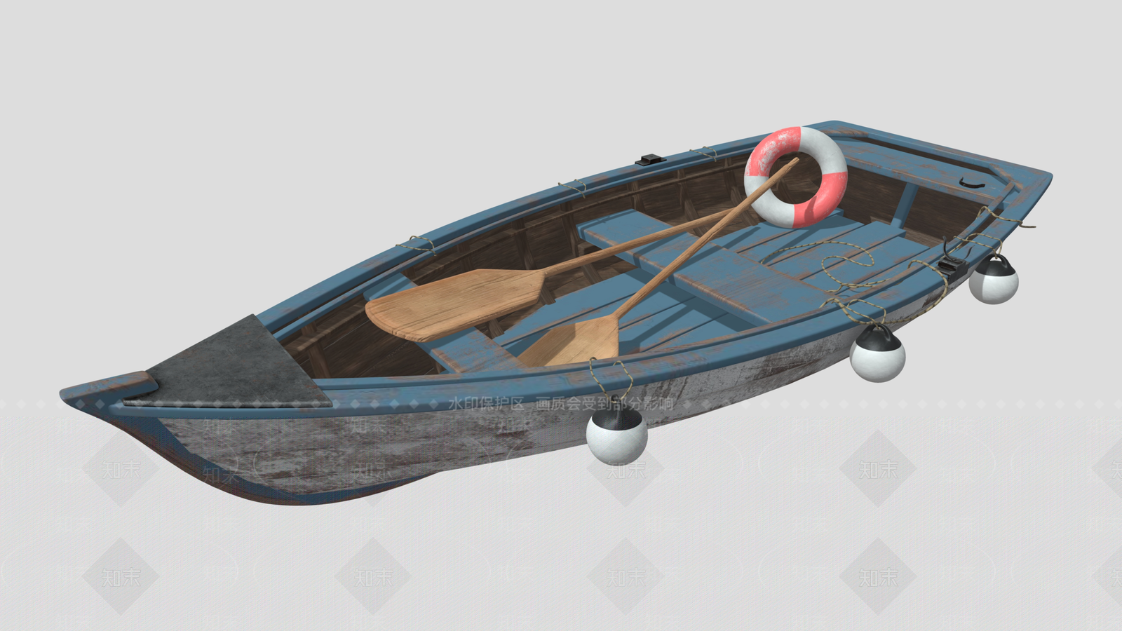 木船3D模型下载【ID:1160237137】