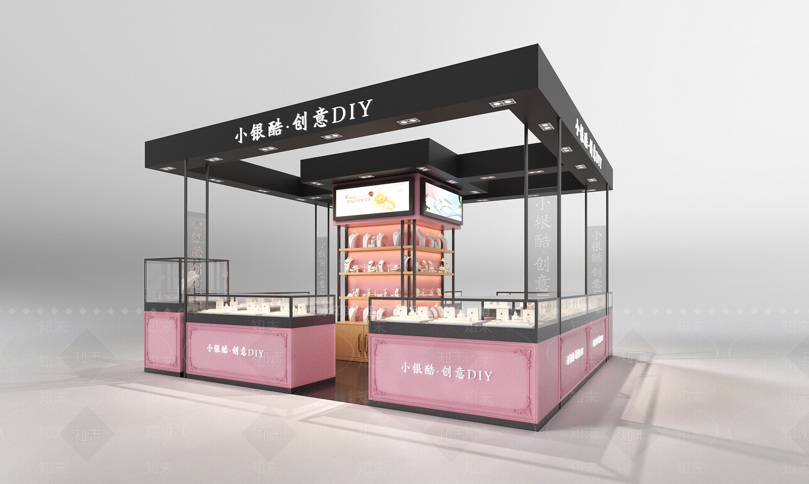 珠宝柜台3D模型下载【ID:1160247050】