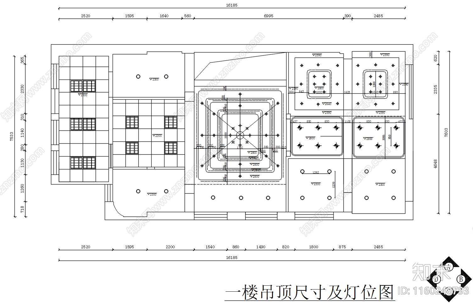 宠物医院装修设计图cad施工图下载【ID:1160248793】