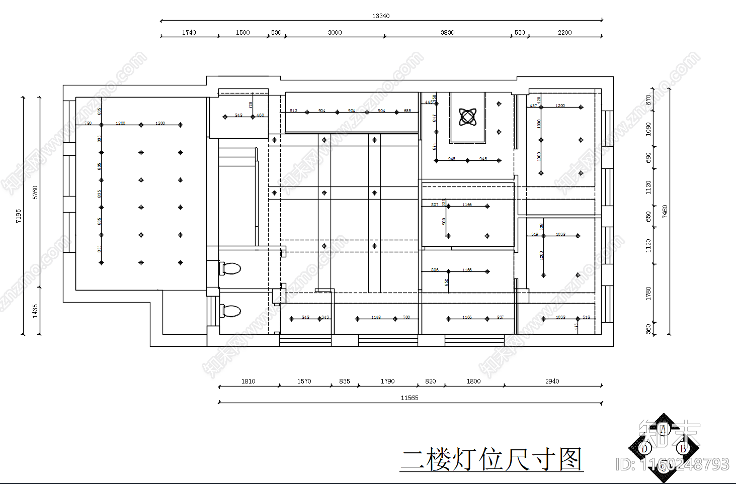 宠物医院装修设计图cad施工图下载【ID:1160248793】