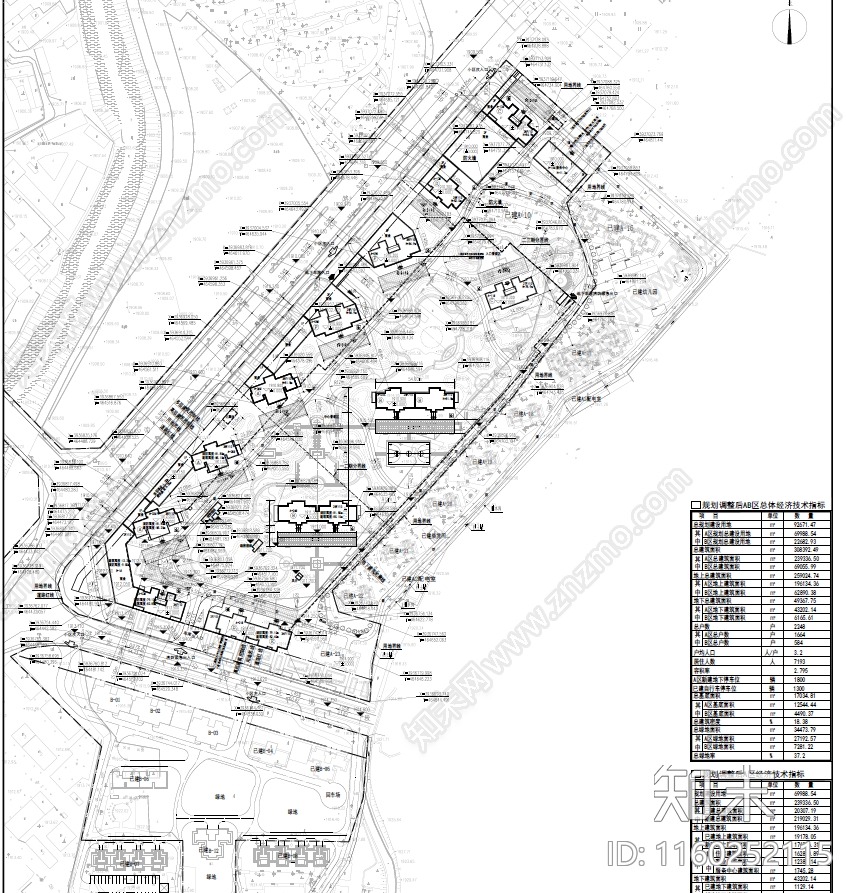 现代高层居住建筑人防地下车库施工图下载【ID:1160252115】