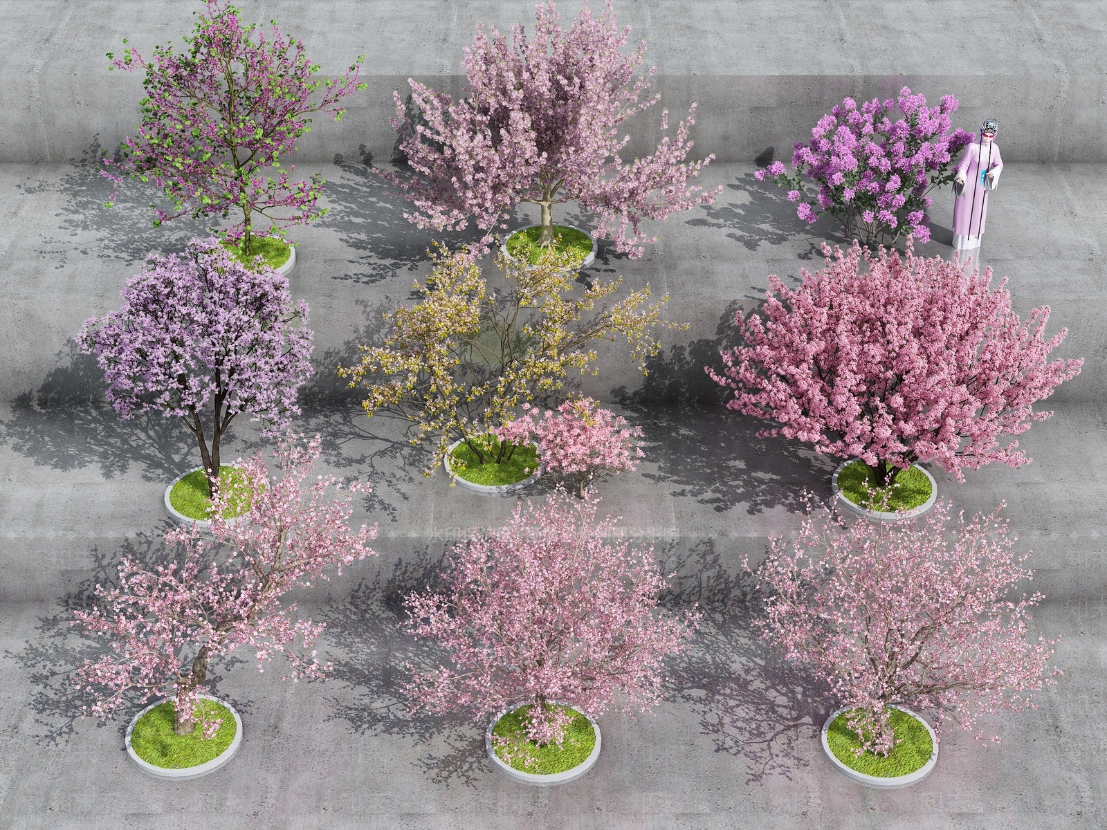 桃树3D模型下载【ID:1160261247】