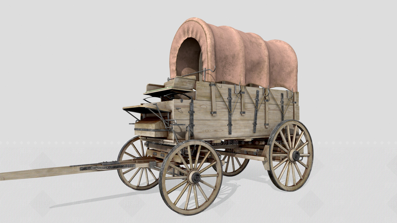 马车3D模型下载【ID:1160263421】